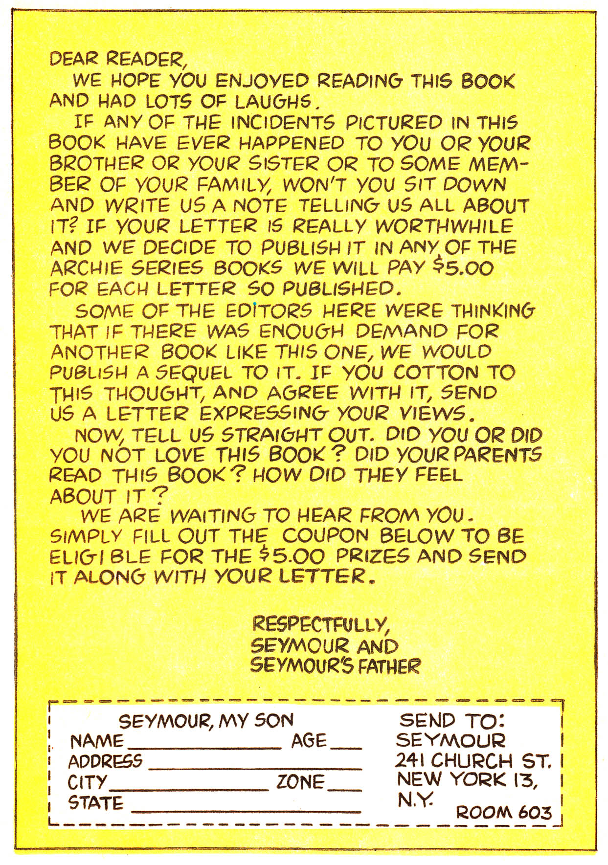 Read online Seymour My Son comic -  Issue # Full - 33