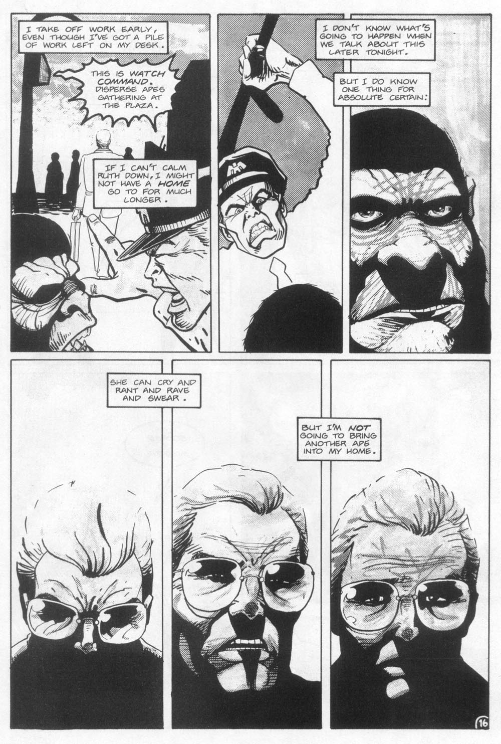 Read online Planet of the Apes (1990) comic -  Issue #19 - 18