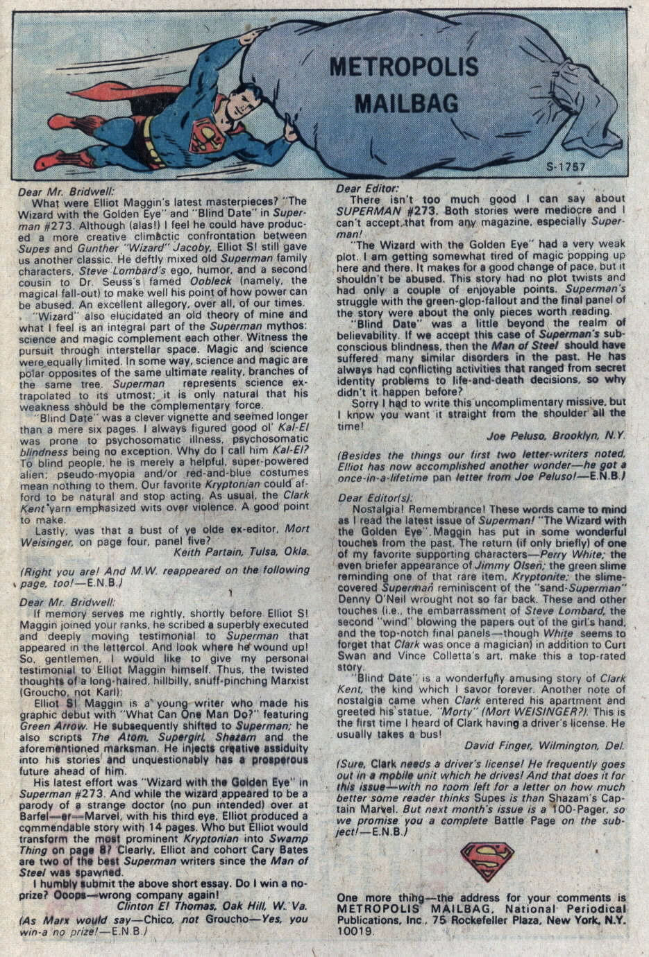 Read online Superman (1939) comic -  Issue #277 - 22