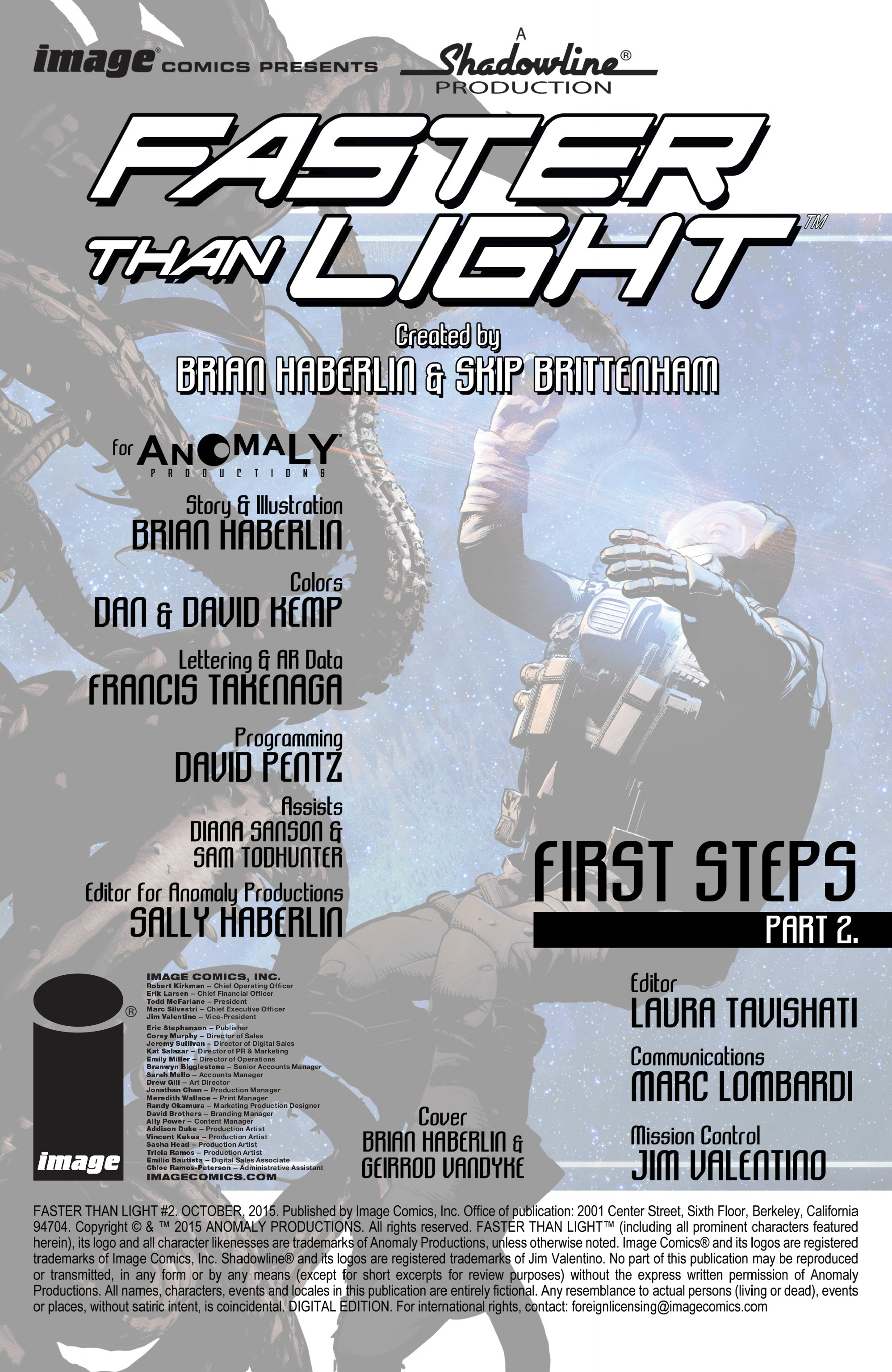 Read online Faster than Light comic -  Issue #2 - 2