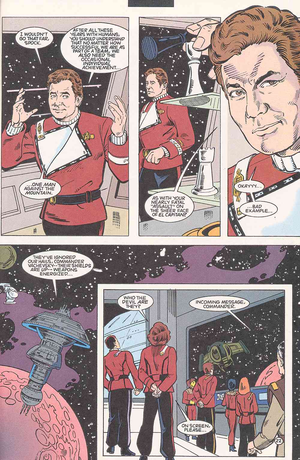 Read online Star Trek (1989) comic -  Issue #42 - 22