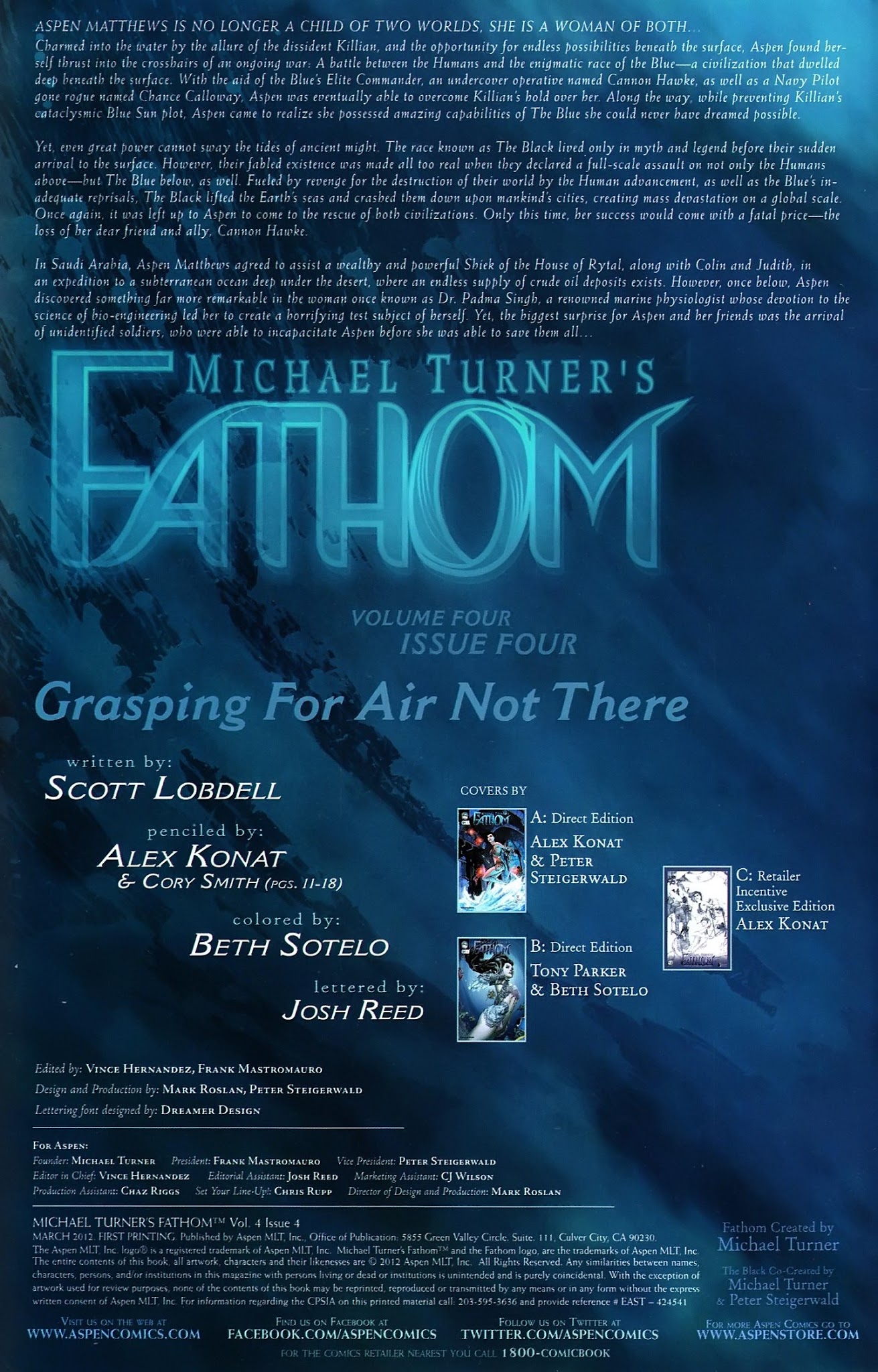 Read online Michael Turner's Fathom comic -  Issue #4 - 3