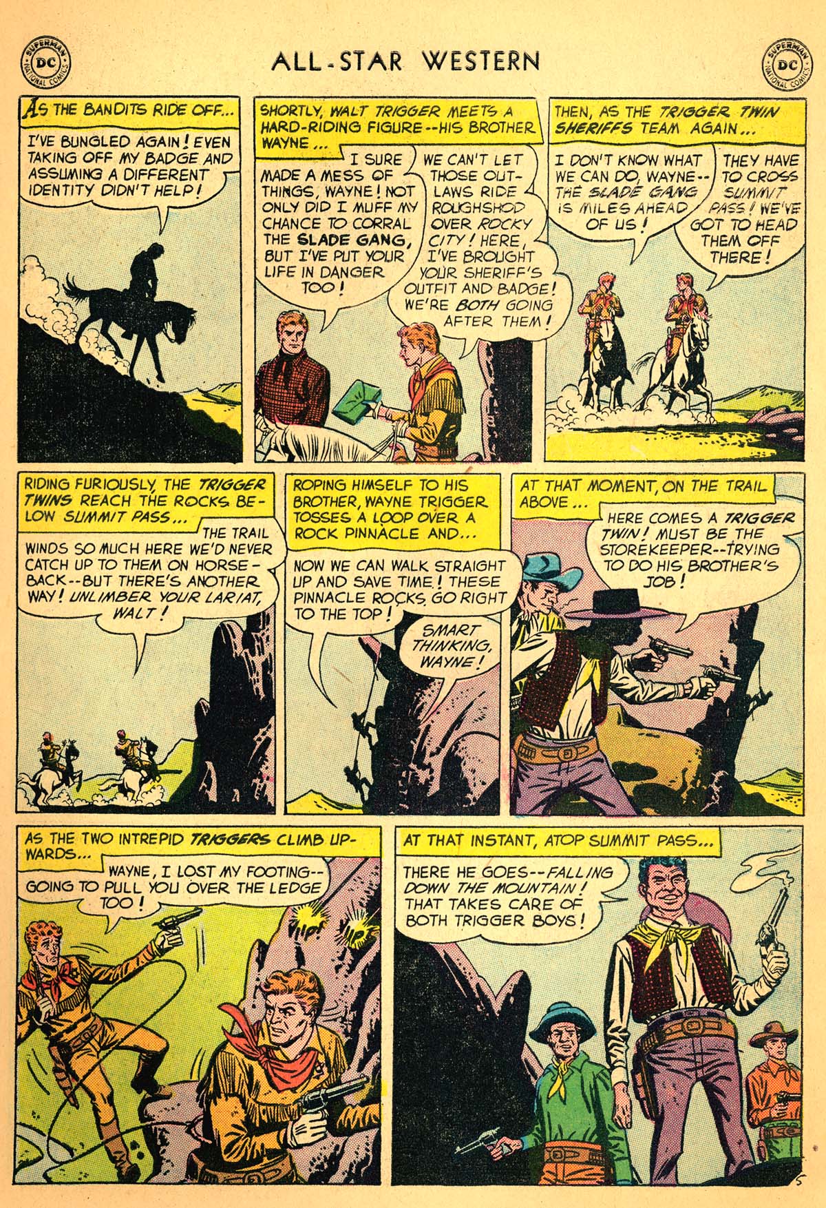 Read online All-Star Western (1951) comic -  Issue #99 - 7