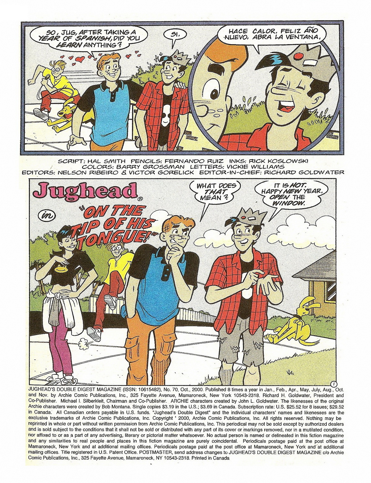 Read online Jughead's Double Digest Magazine comic -  Issue #70 - 3