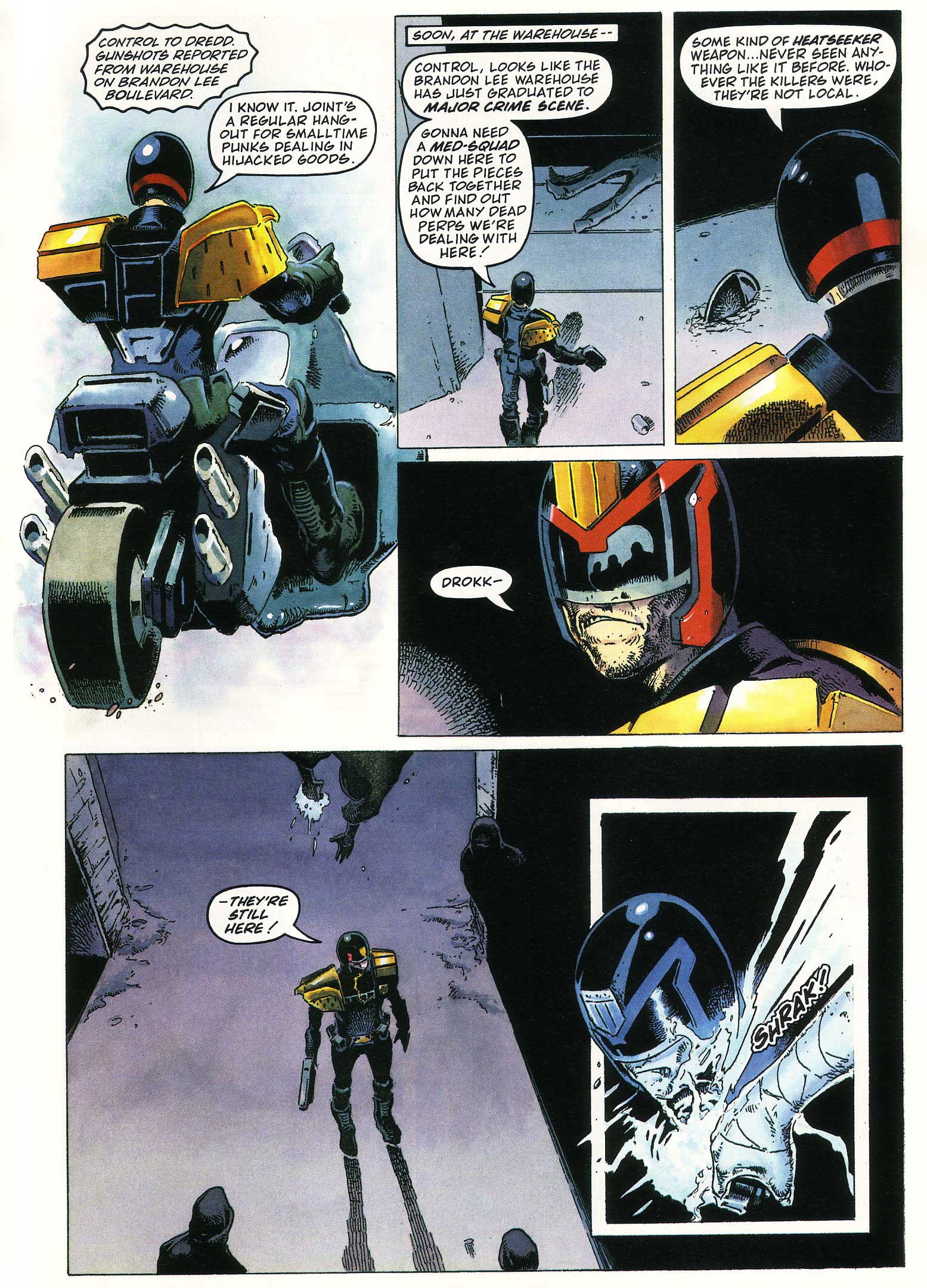 Read online Judge Dredd Lawman of the Future comic -  Issue #11 - 29
