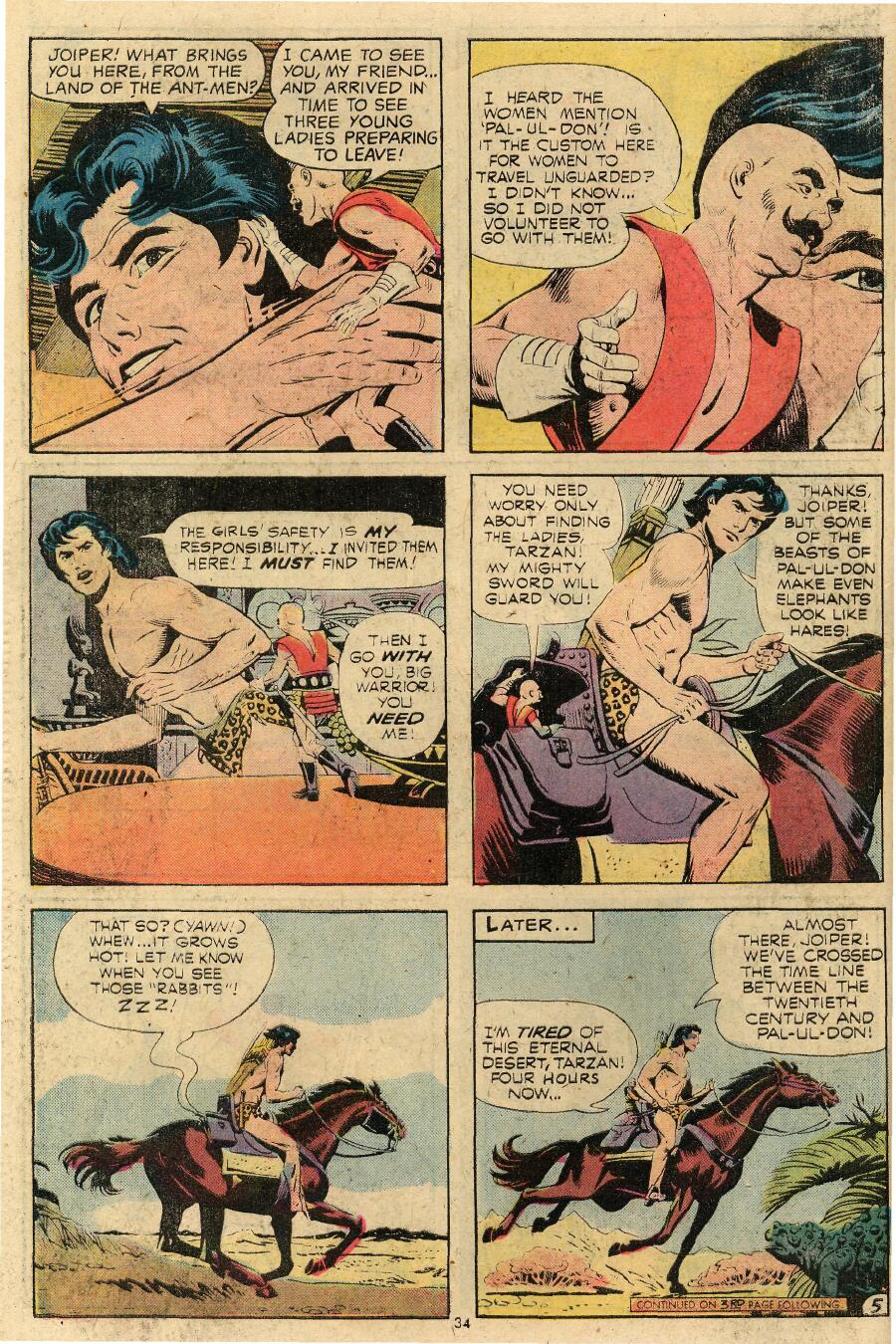 Read online Tarzan (1972) comic -  Issue #231 - 35