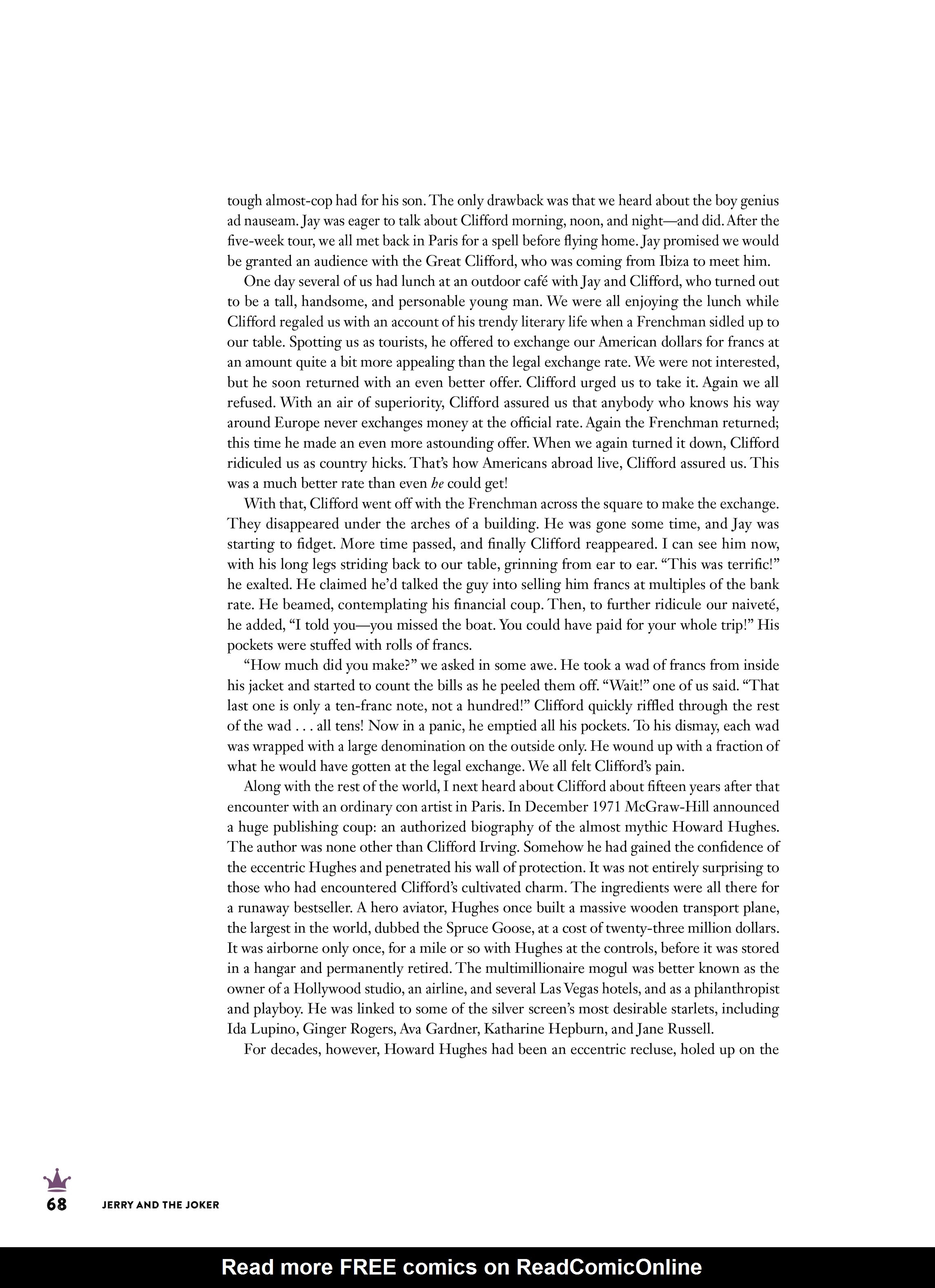 Read online Jerry and the Joker: Adventures and Comic Art comic -  Issue # TPB (Part 1) - 70