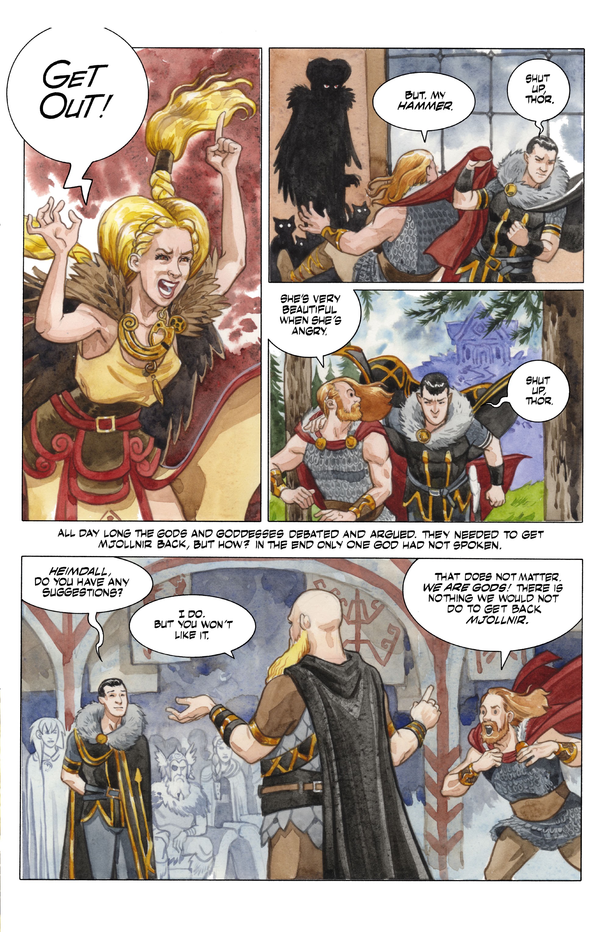 Read online Norse Mythology comic -  Issue #6 - 9