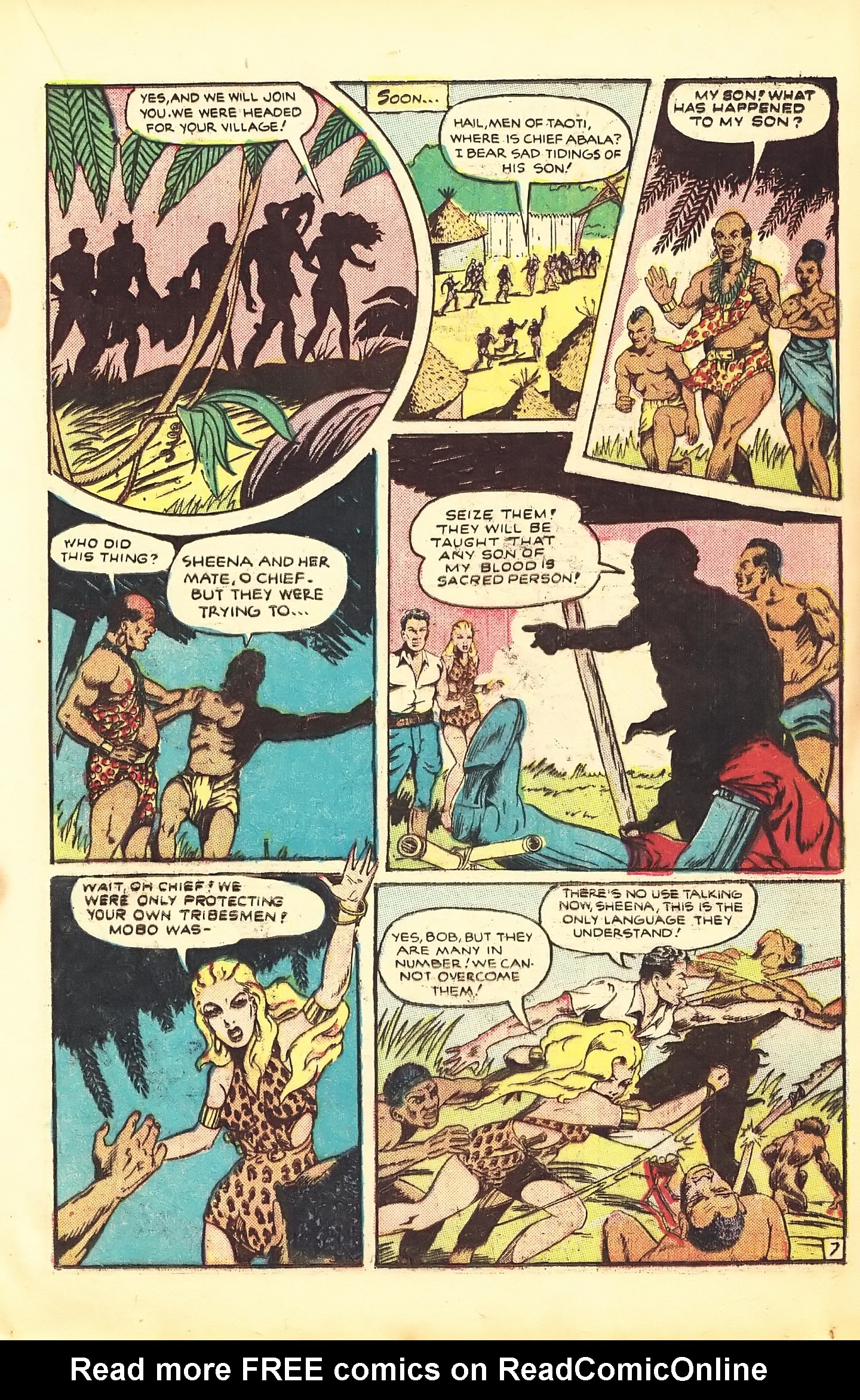 Read online Sheena, Queen of the Jungle (1942) comic -  Issue #7 - 25