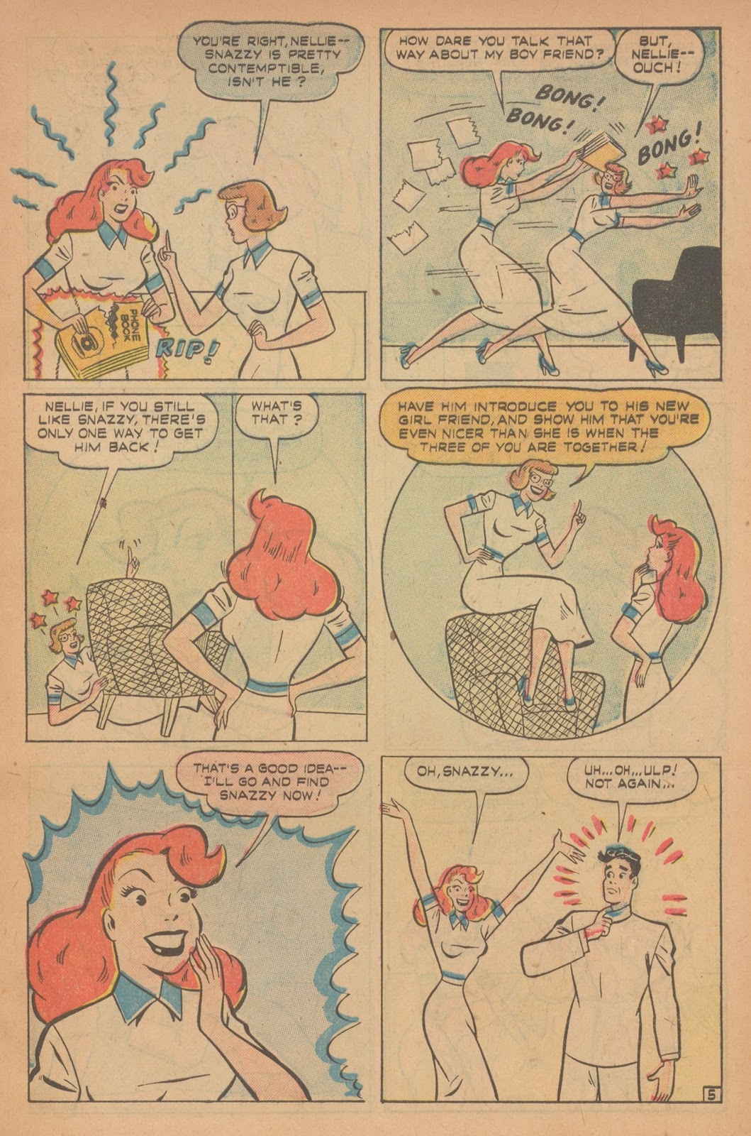 Read online Nellie The Nurse (1945) comic -  Issue #22 - 7