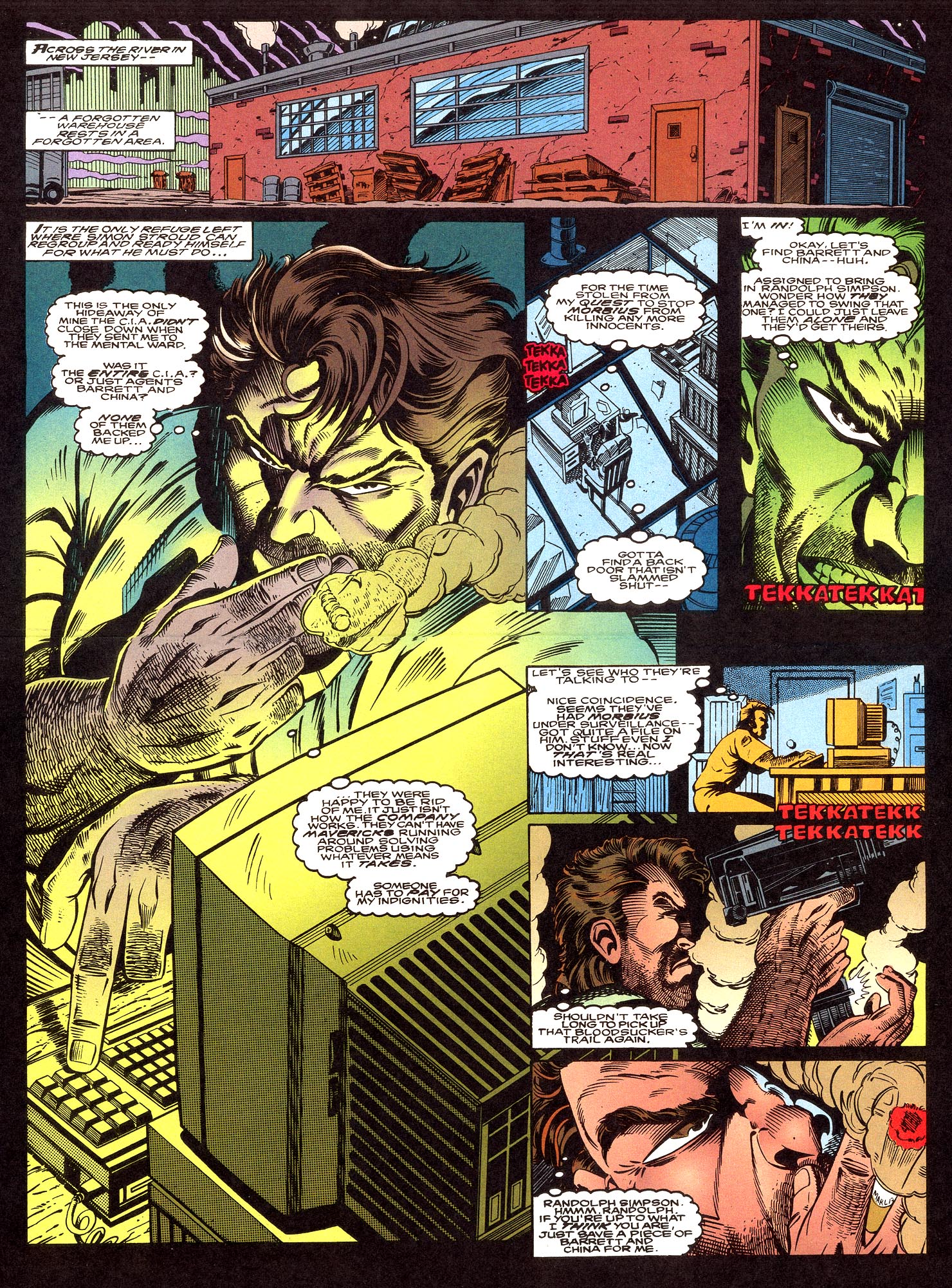 Read online Morbius: The Living Vampire (1992) comic -  Issue #22 - 12