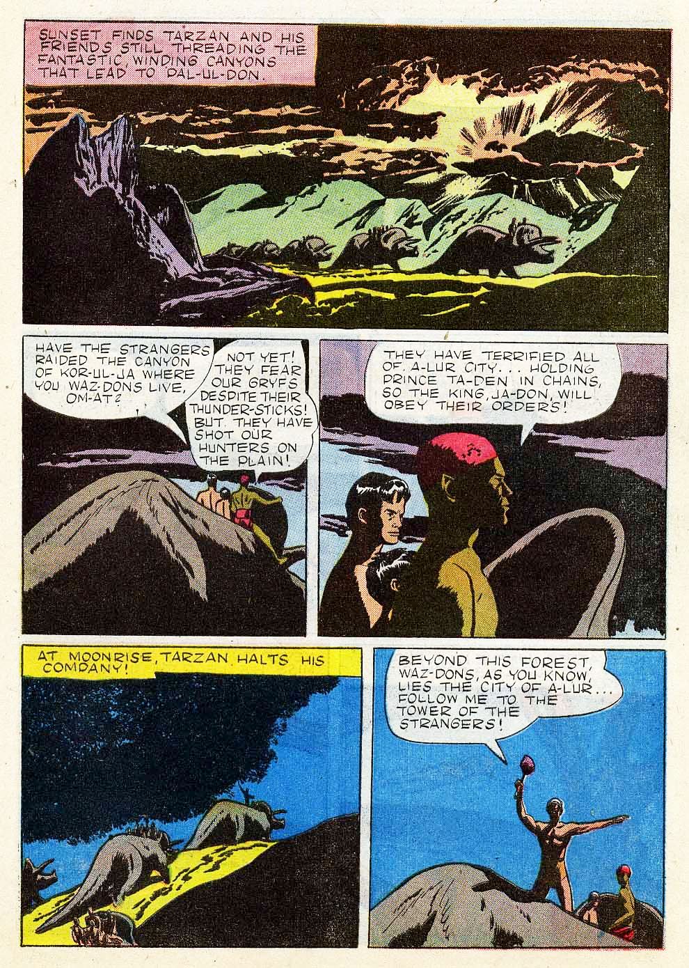 Read online Tarzan (1948) comic -  Issue #16 - 17