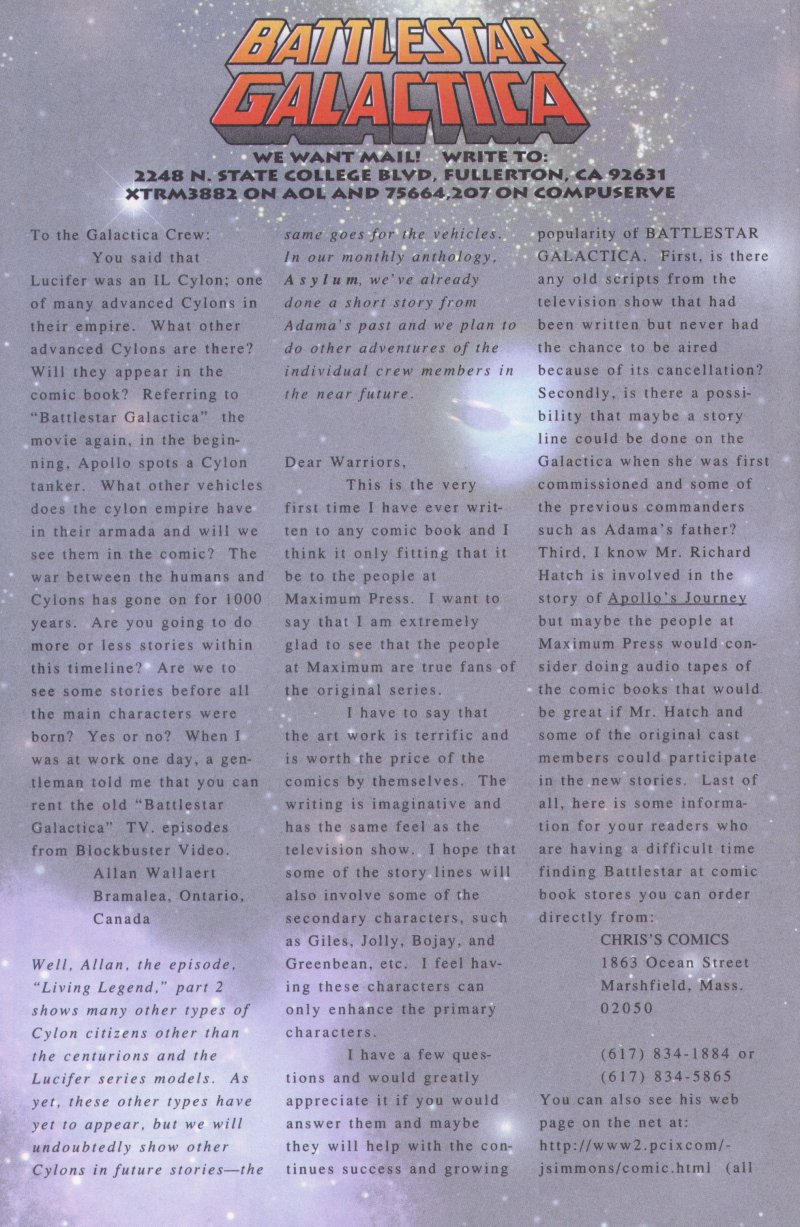 Read online Battlestar Galactica: Apollo's Journey comic -  Issue #2 - 20