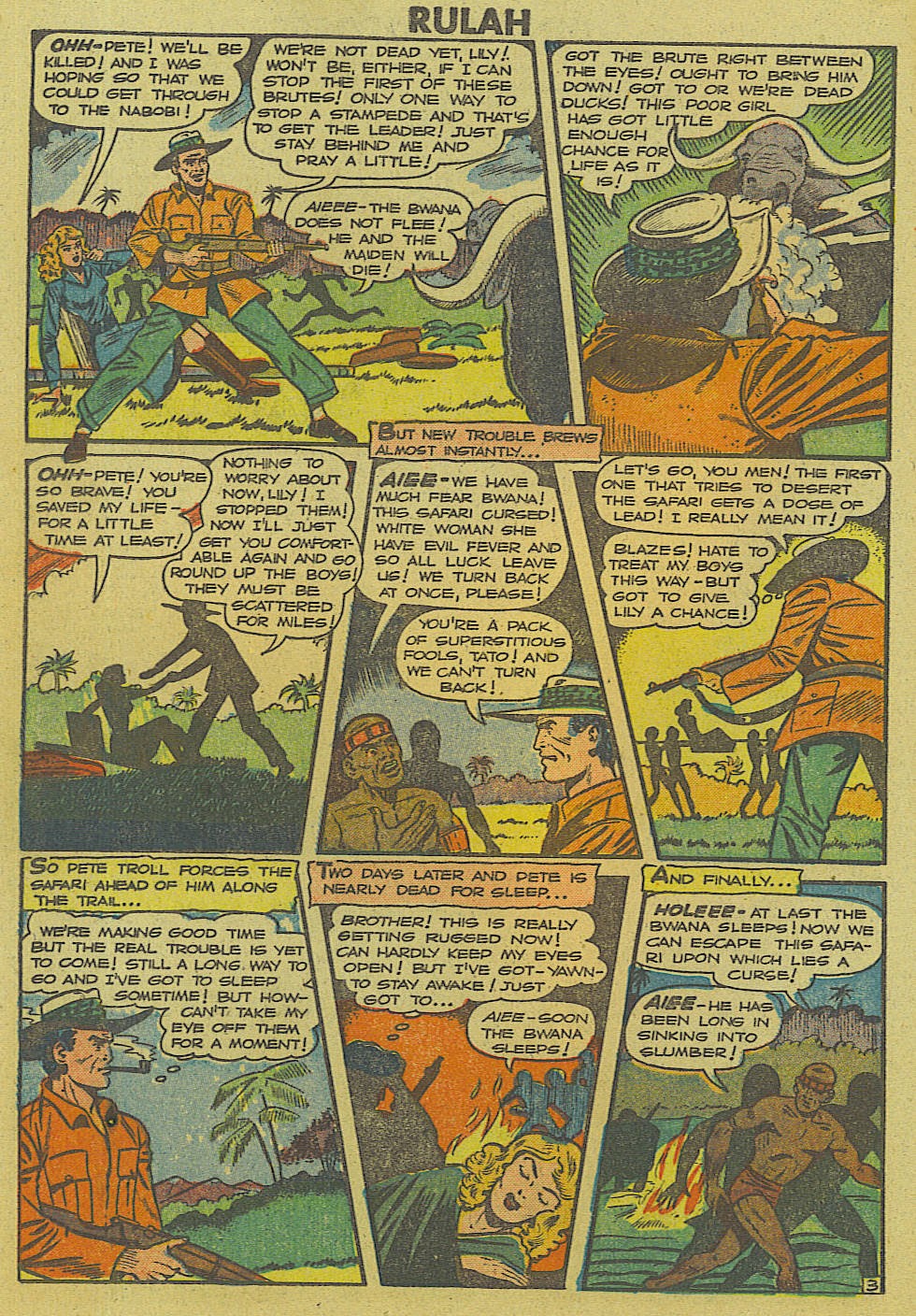 Read online Rulah - Jungle Goddess comic -  Issue #26 - 21