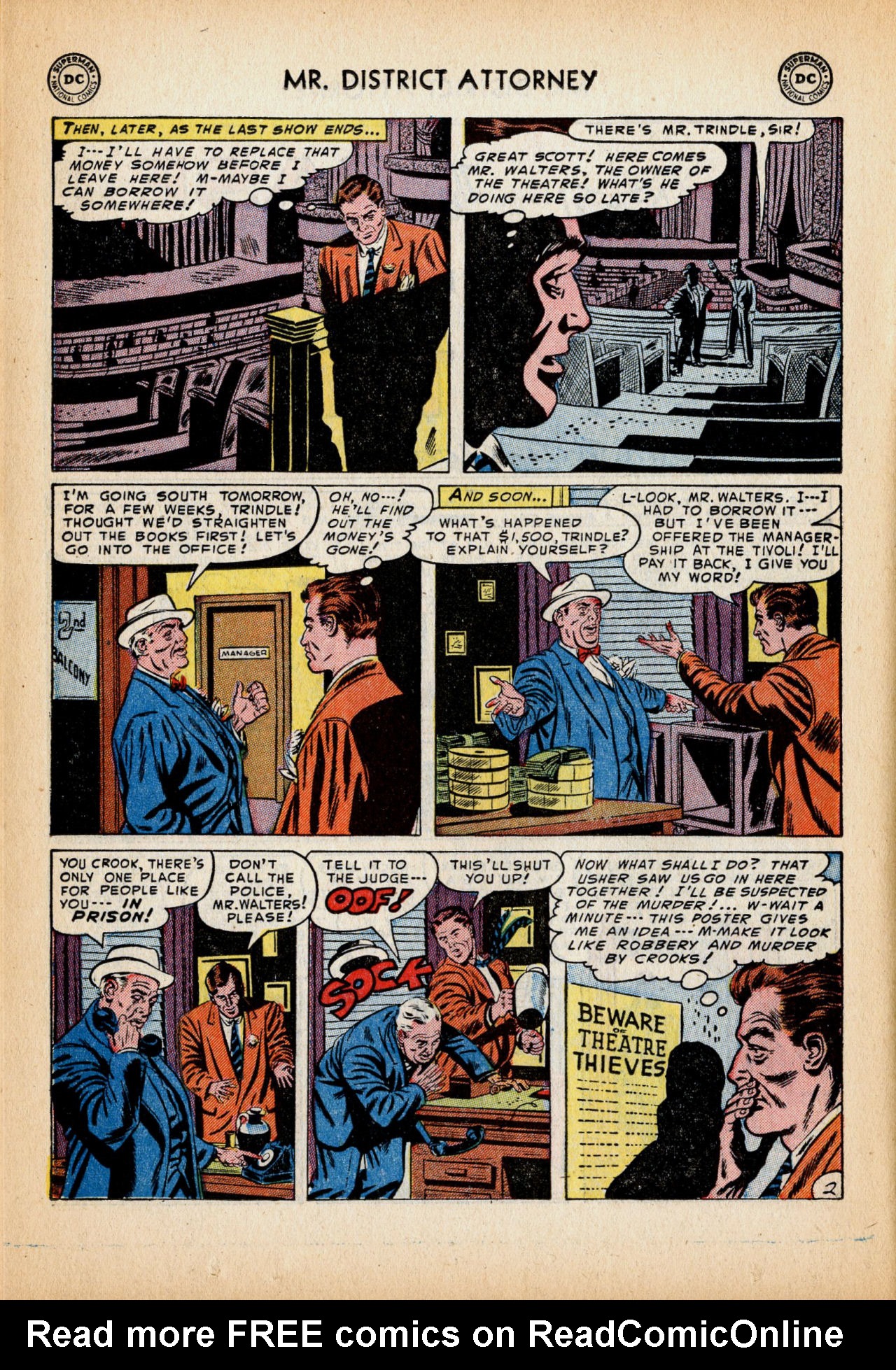 Read online Mr. District Attorney comic -  Issue #36 - 22