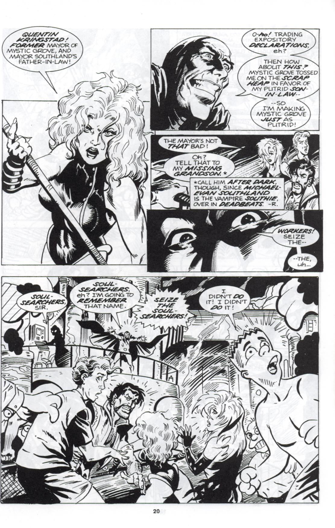 Read online Soulsearchers and Company comic -  Issue #11 - 21