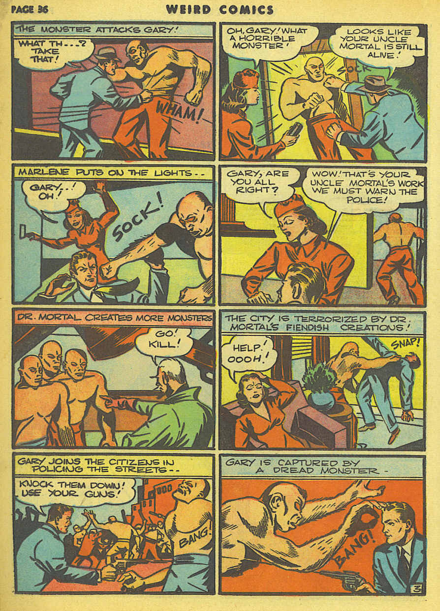 Read online Weird Comics comic -  Issue #10 - 34