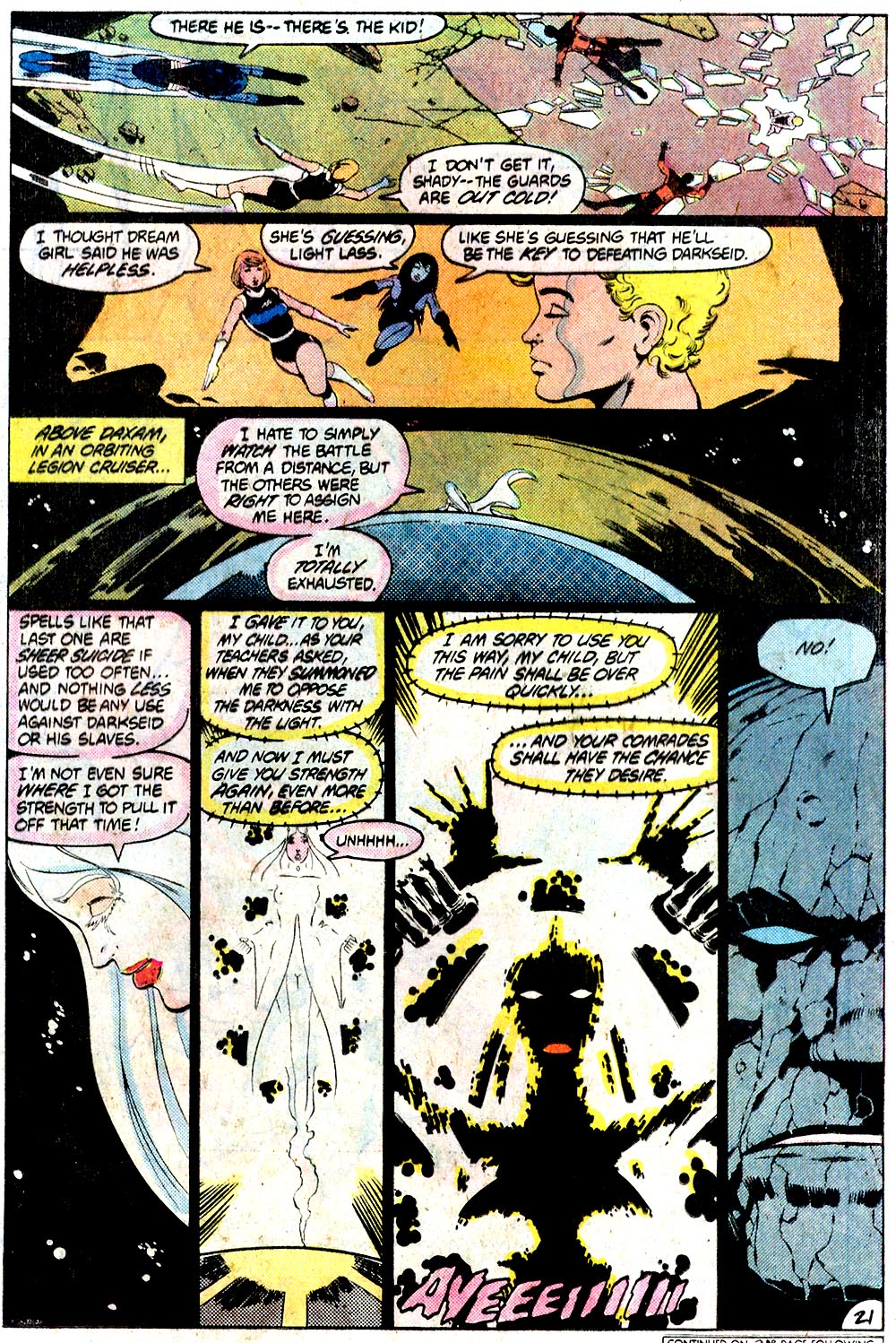 Read online Legion of Super-Heroes (1980) comic -  Issue #294 - 22