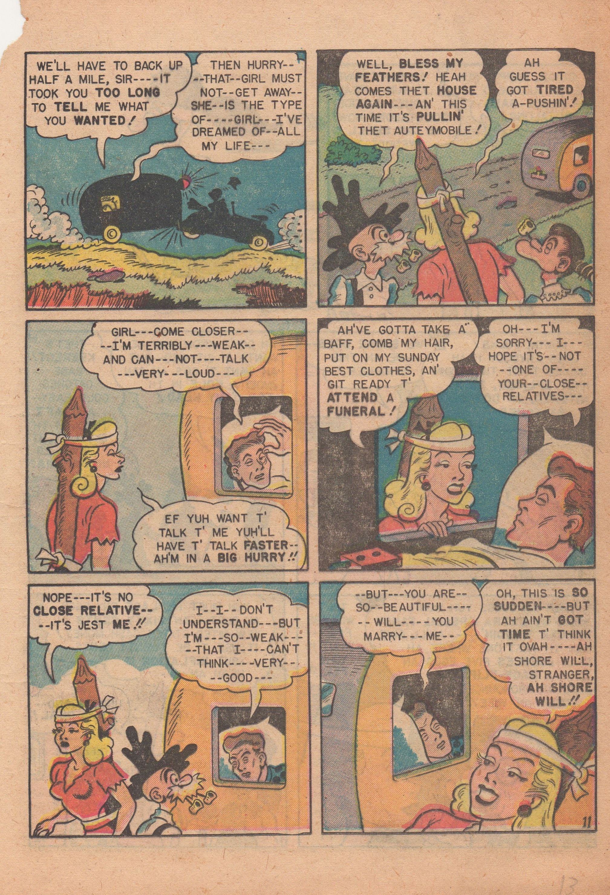Read online Babe (1948) comic -  Issue #5 - 13