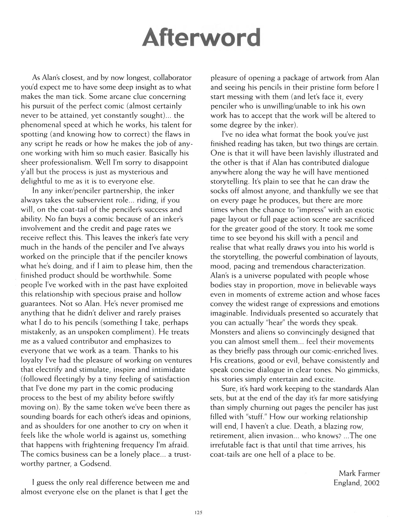 Read online Modern Masters comic -  Issue #1 - 126