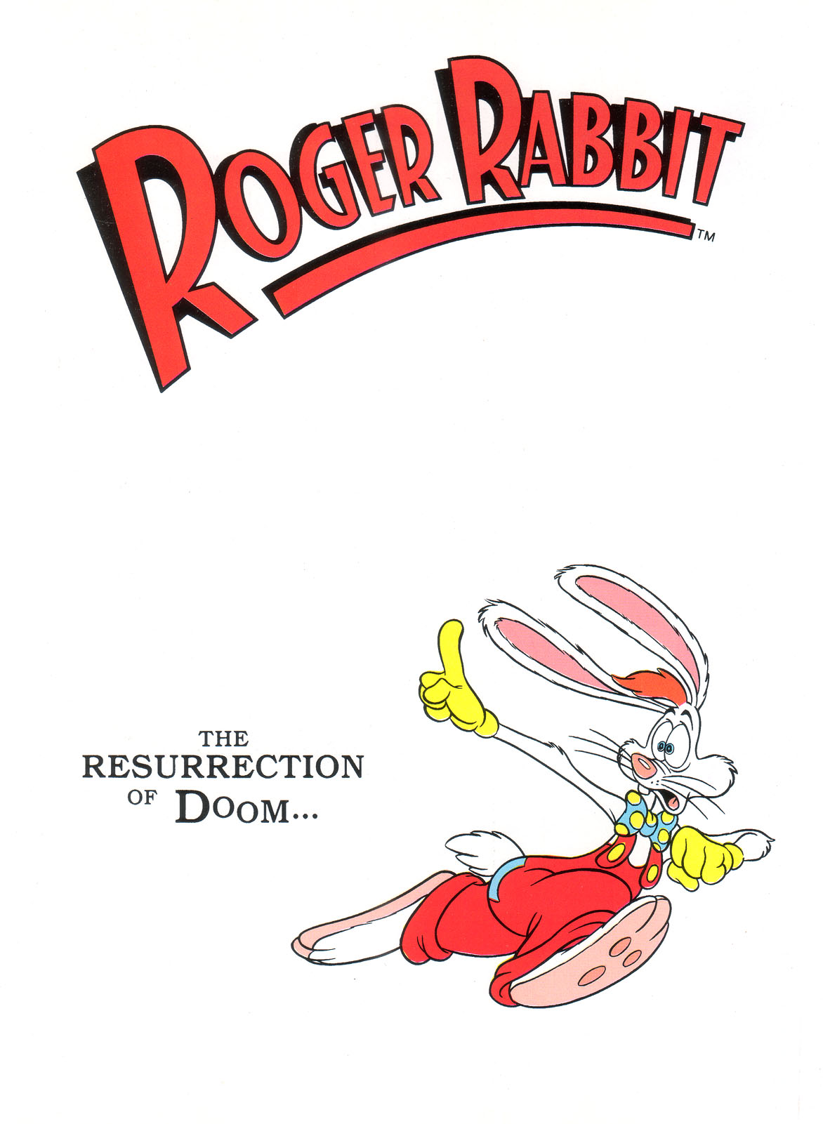 Read online Marvel Graphic Novel comic -  Issue #54 - Roger Rabbit The Resurrection of Doom - 4