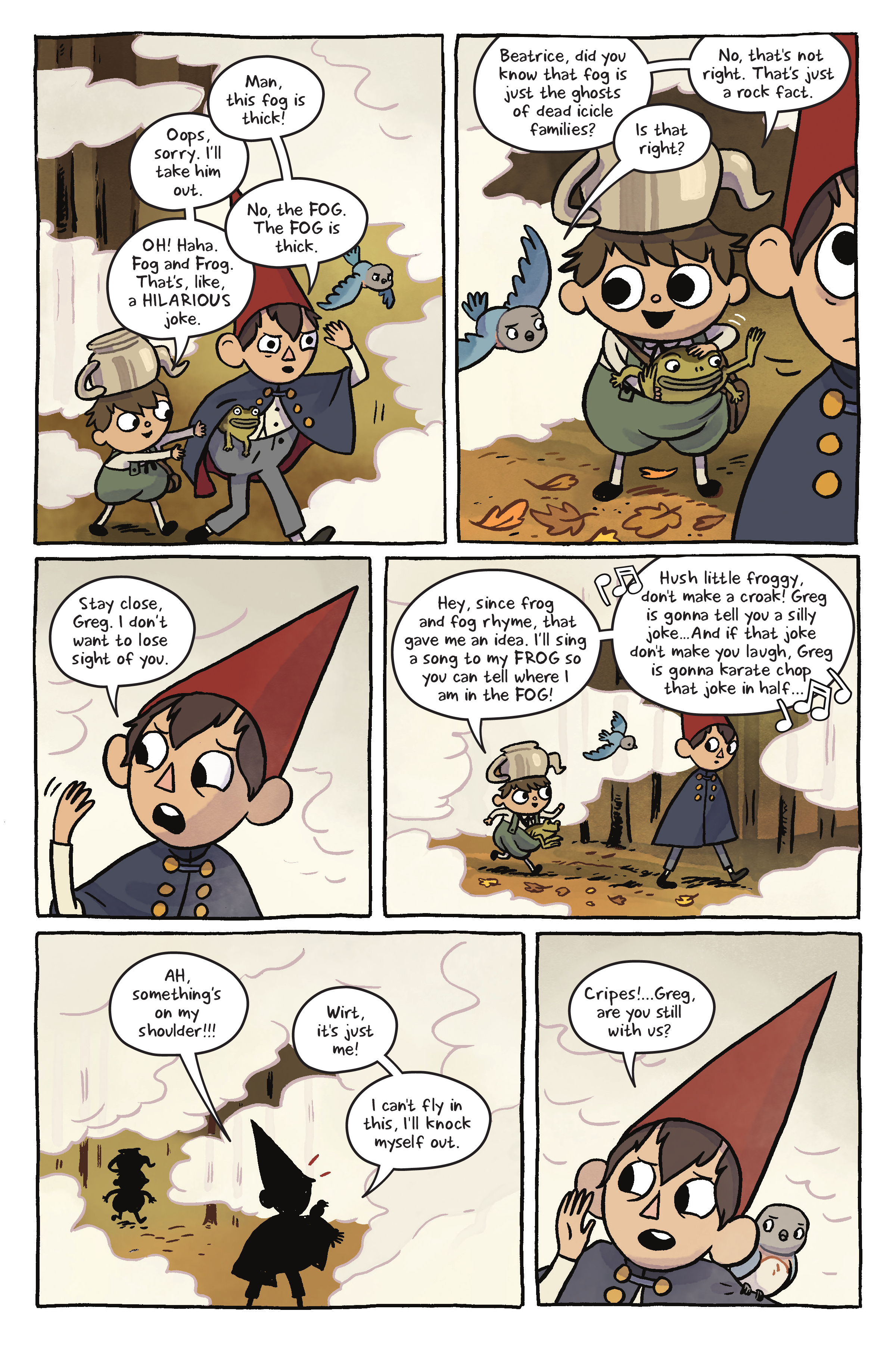 Read online Over the Garden Wall: Distillatoria comic -  Issue # TPB - 15