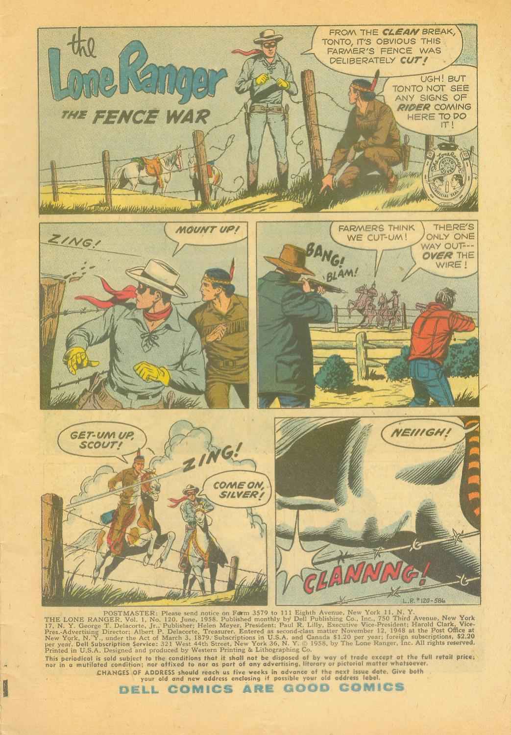 Read online The Lone Ranger (1948) comic -  Issue #120 - 3