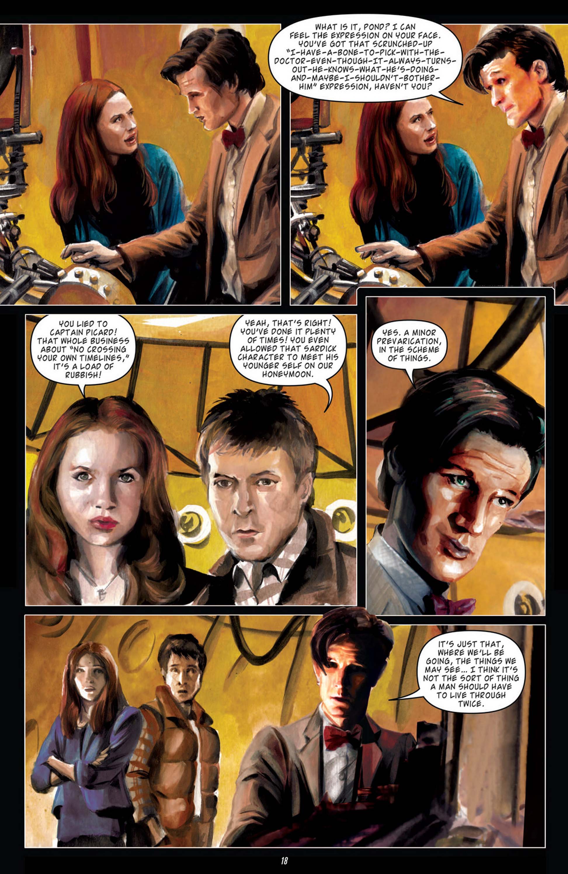 Read online Star Trek: The Next Generation/Doctor Who: Assimilation² comic -  Issue #6 - 21