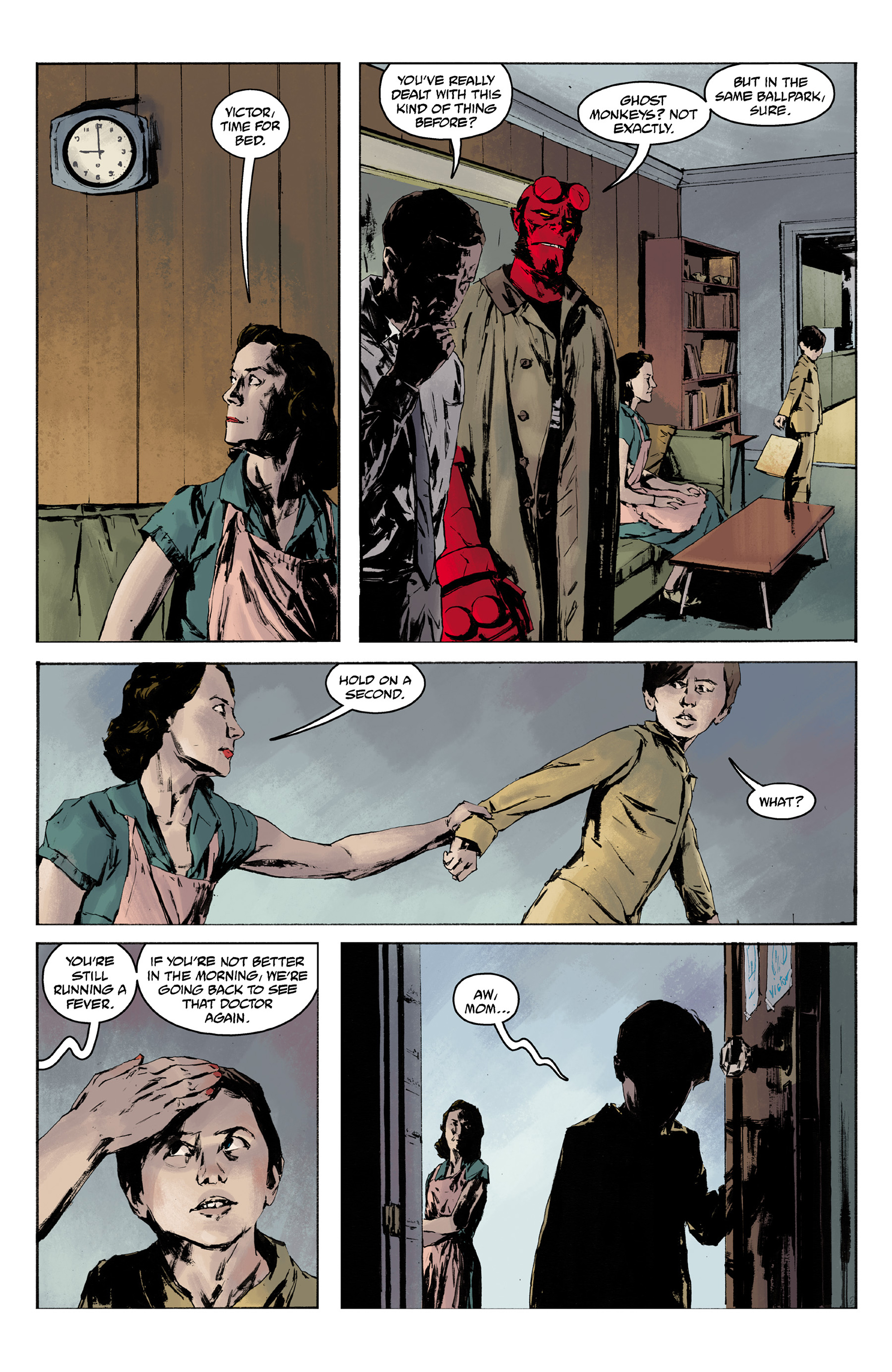 Read online Hellboy and the B.P.R.D.: 1954--The Unreasoning Beast comic -  Issue # Full - 9