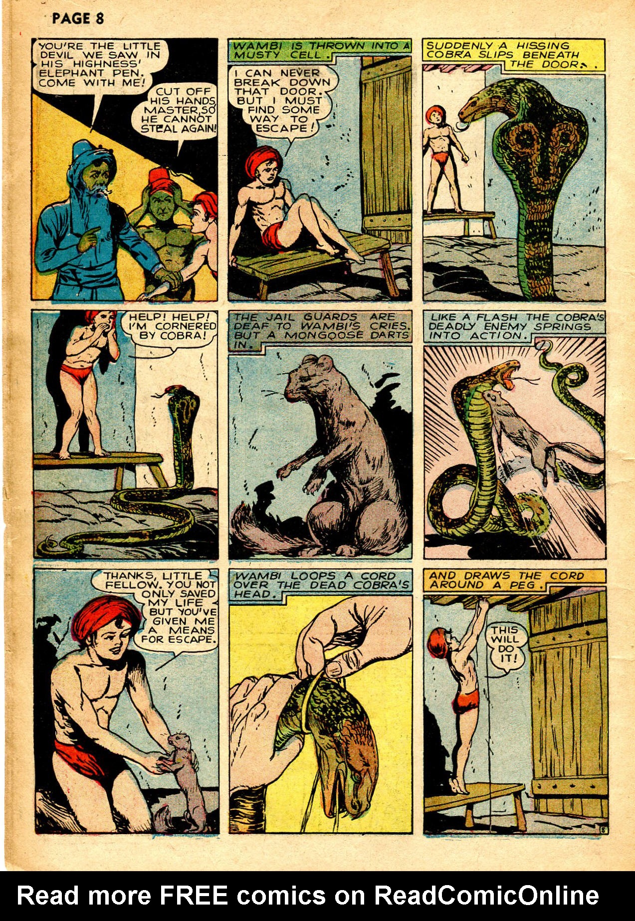 Read online Wambi Jungle Boy comic -  Issue #1 - 11