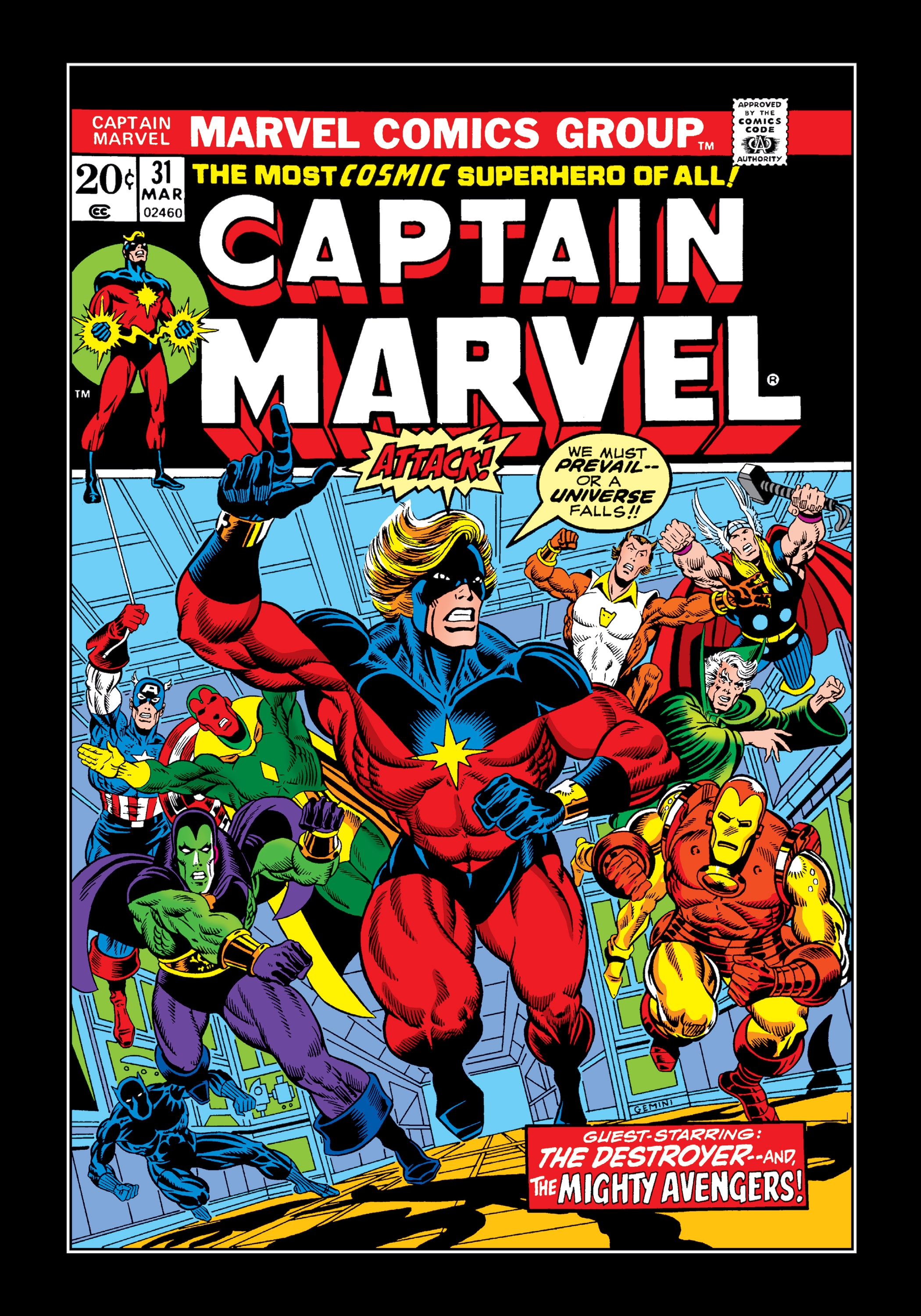 Read online Marvel Masterworks: Captain Marvel comic -  Issue # TPB 3 (Part 3) - 12