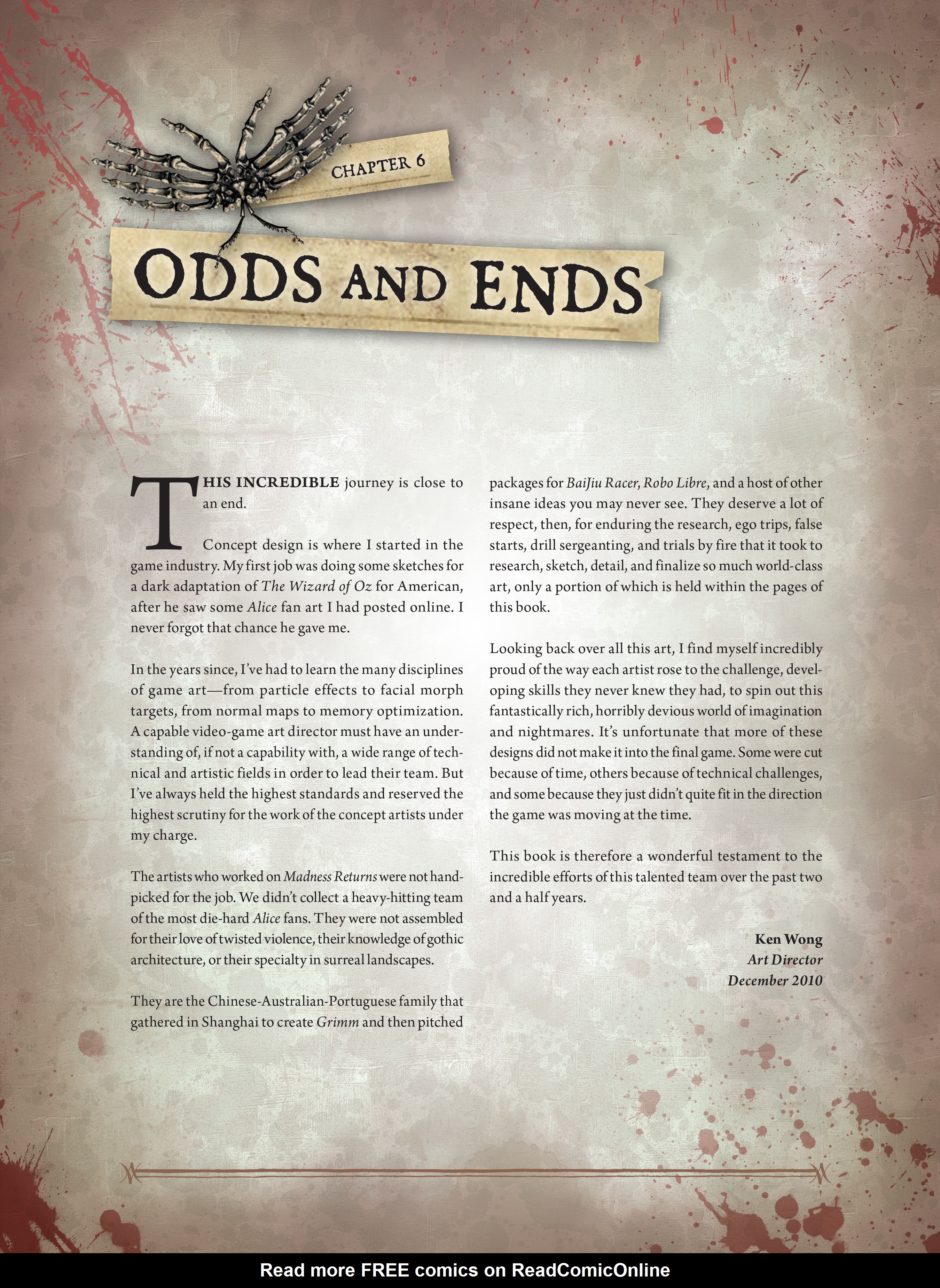Read online The Art of Alice: Madness Returns comic -  Issue # TPB (Part 2) - 67