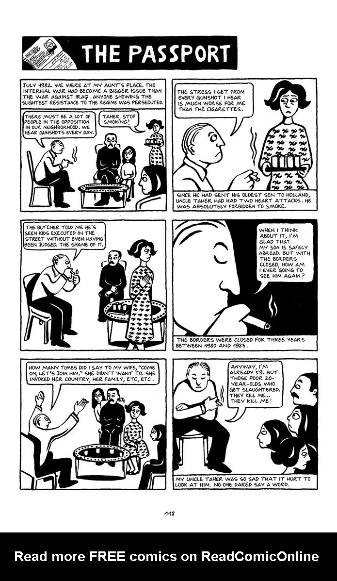 Read online Persepolis comic -  Issue # TPB 1 - 121