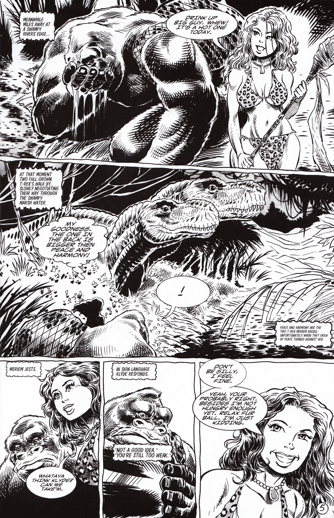 Read online Cavewoman: Journey comic -  Issue #2 - 7