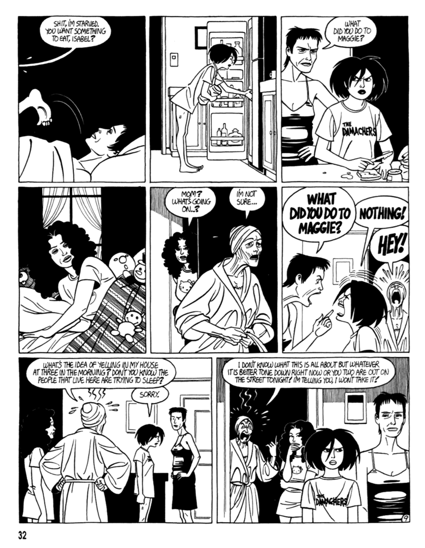 Read online Love and Rockets (1982) comic -  Issue #38 - 34