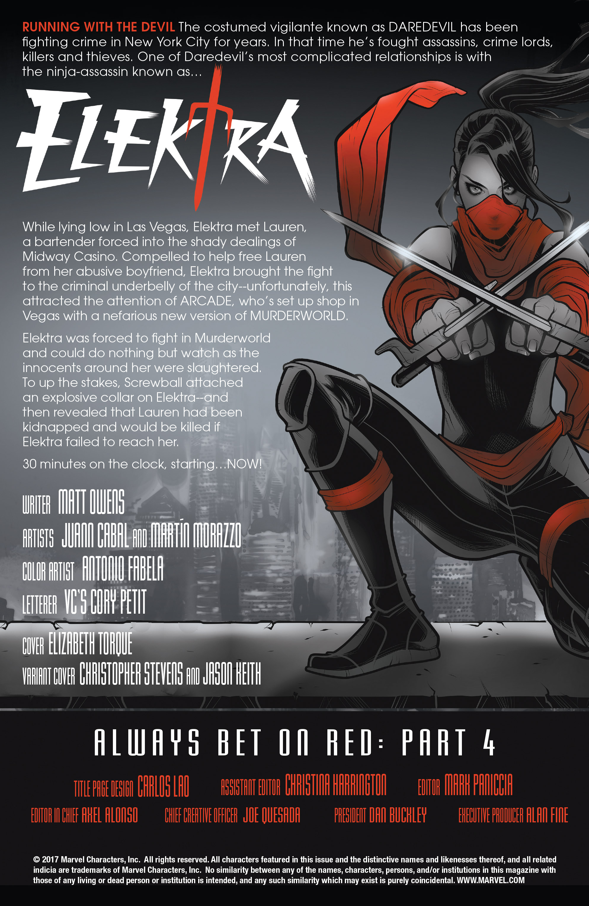 Read online Elektra (2017) comic -  Issue #4 - 2