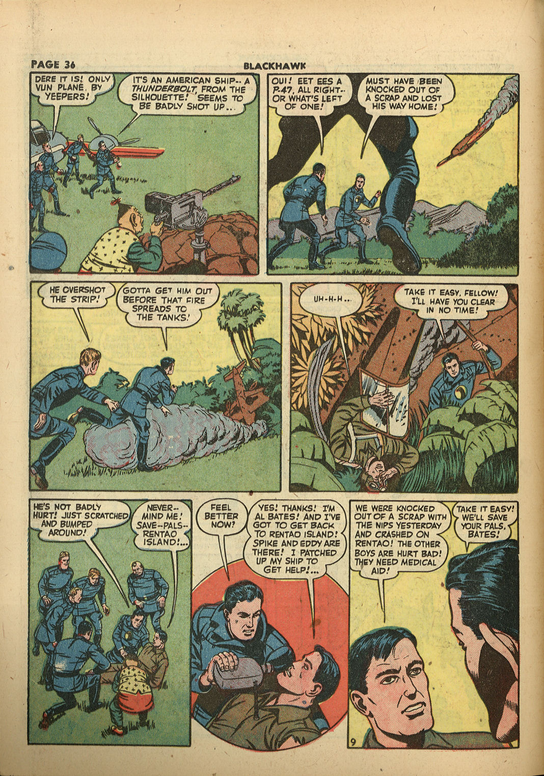 Read online Blackhawk (1957) comic -  Issue #9 - 38