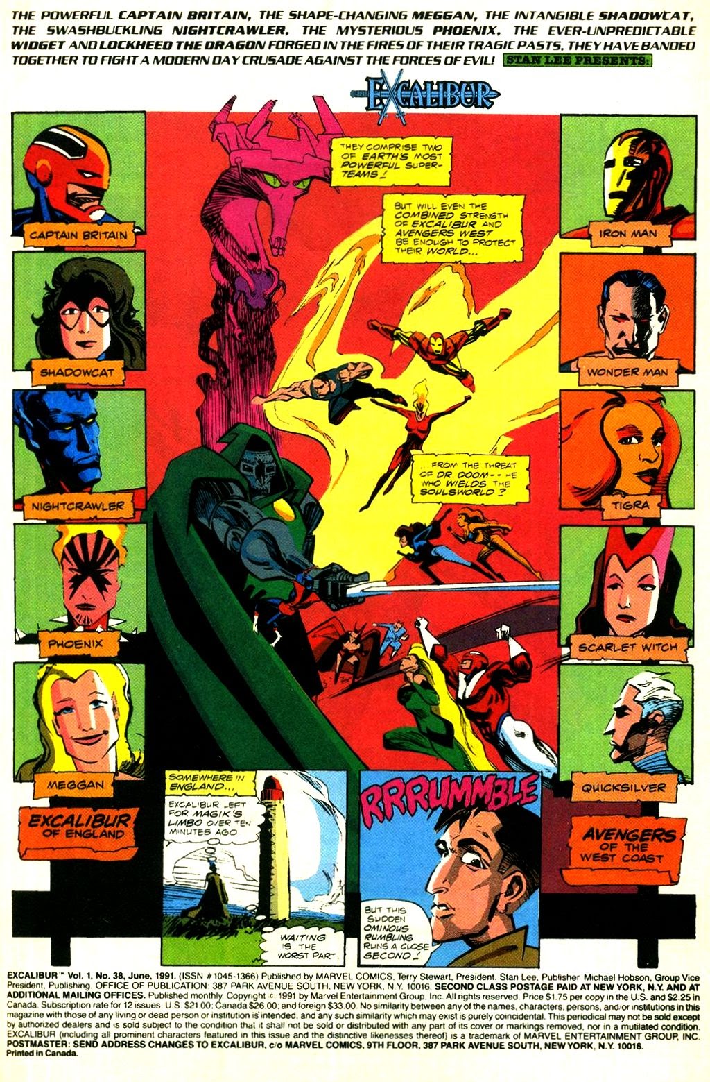 Read online Excalibur (1988) comic -  Issue #38 - 2