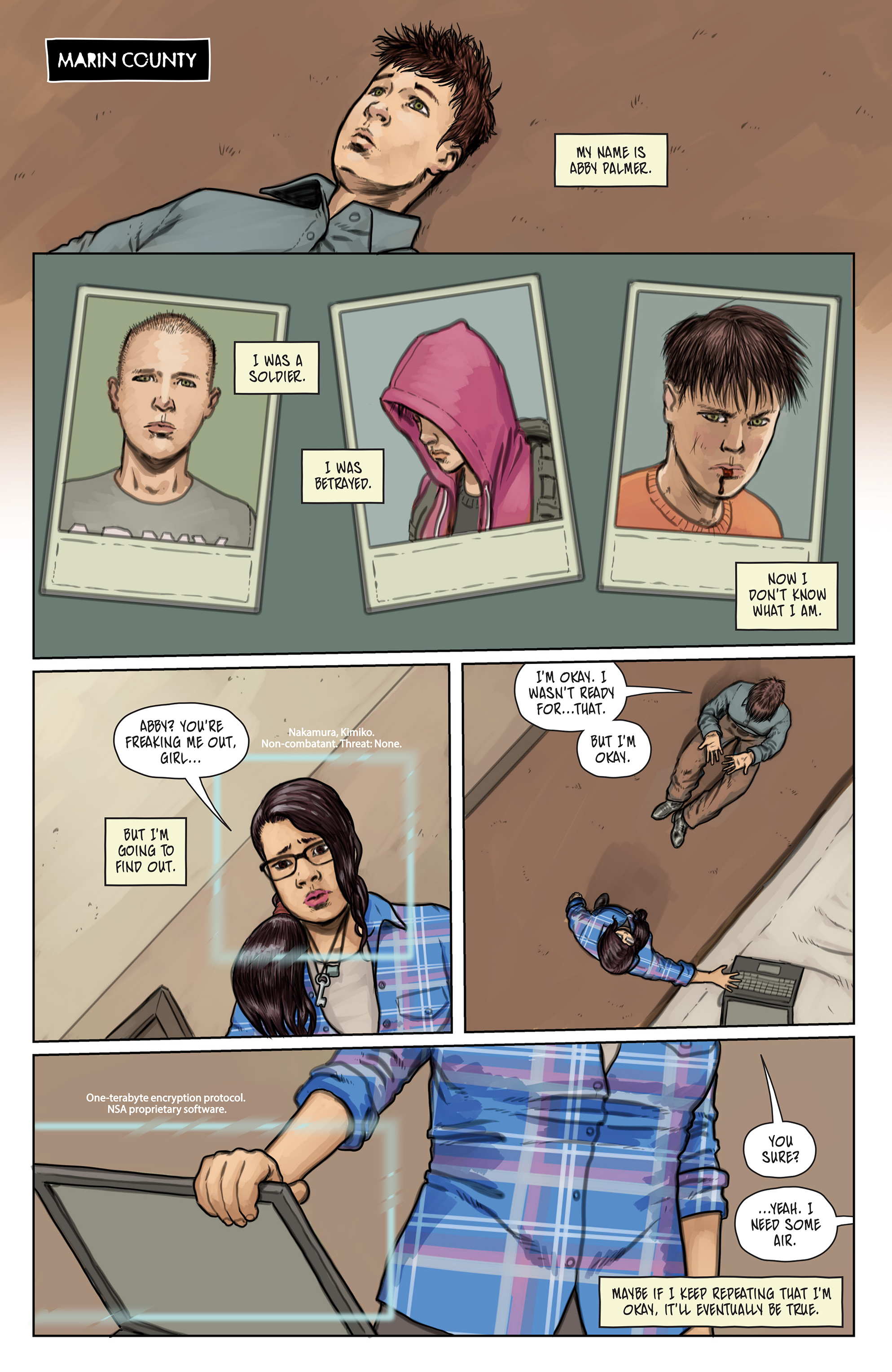 Read online Throwaways comic -  Issue #5 - 4