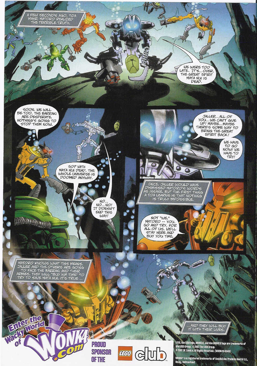 Read online Bionicle: Ignition comic -  Issue #11 - 2