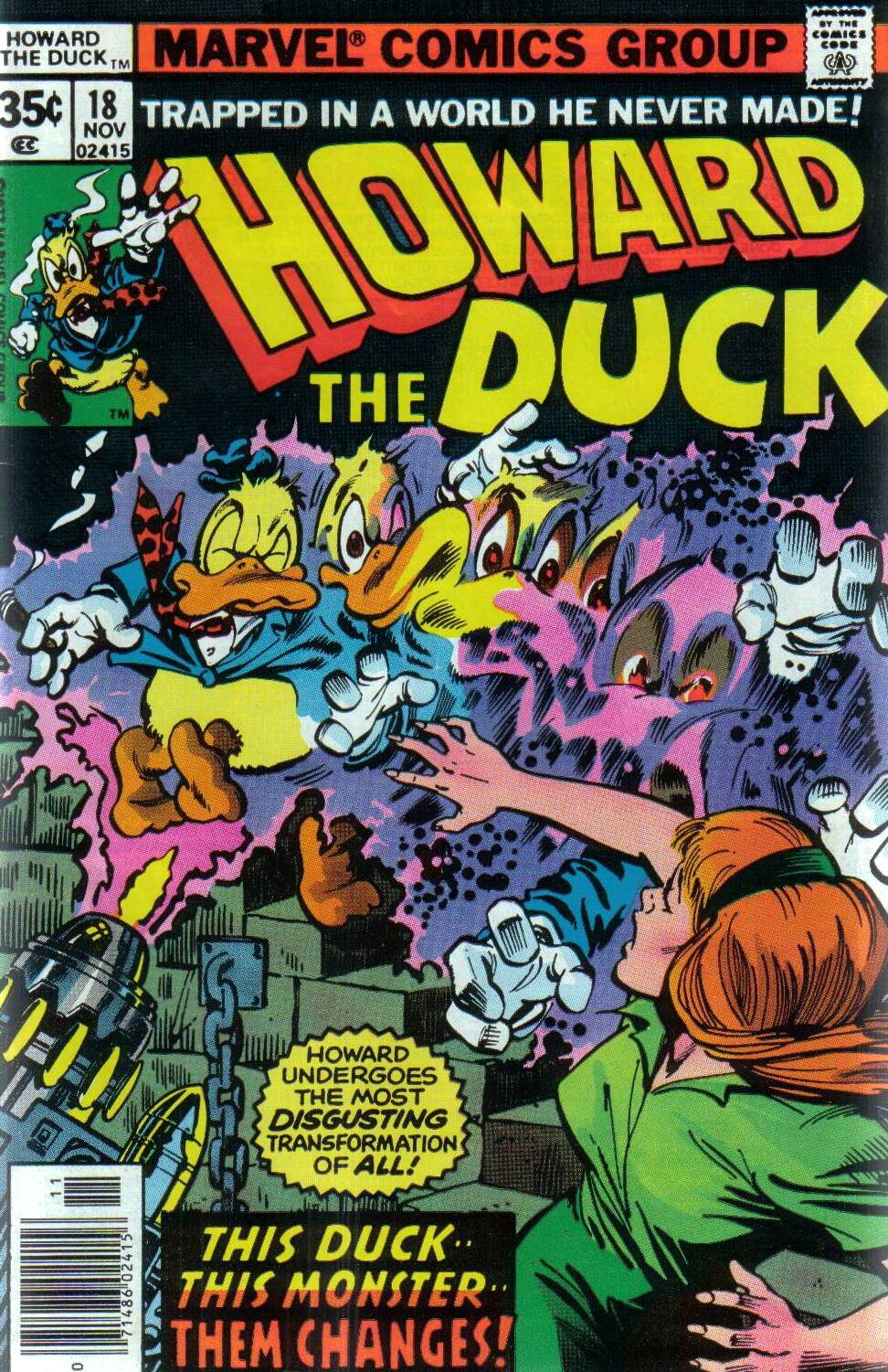 Read online Howard the Duck (1976) comic -  Issue #18 - 1