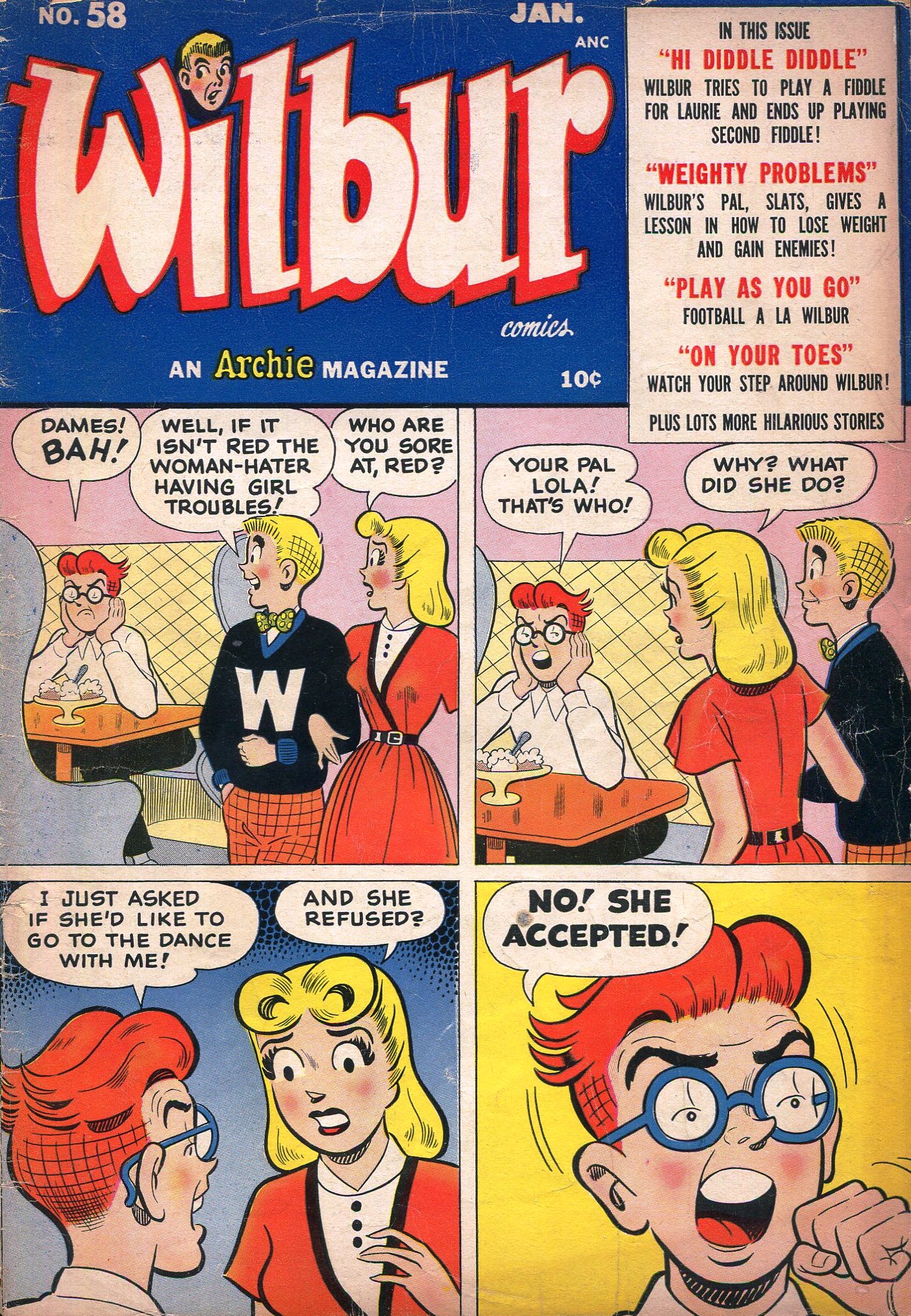 Read online Wilbur Comics comic -  Issue #58 - 1