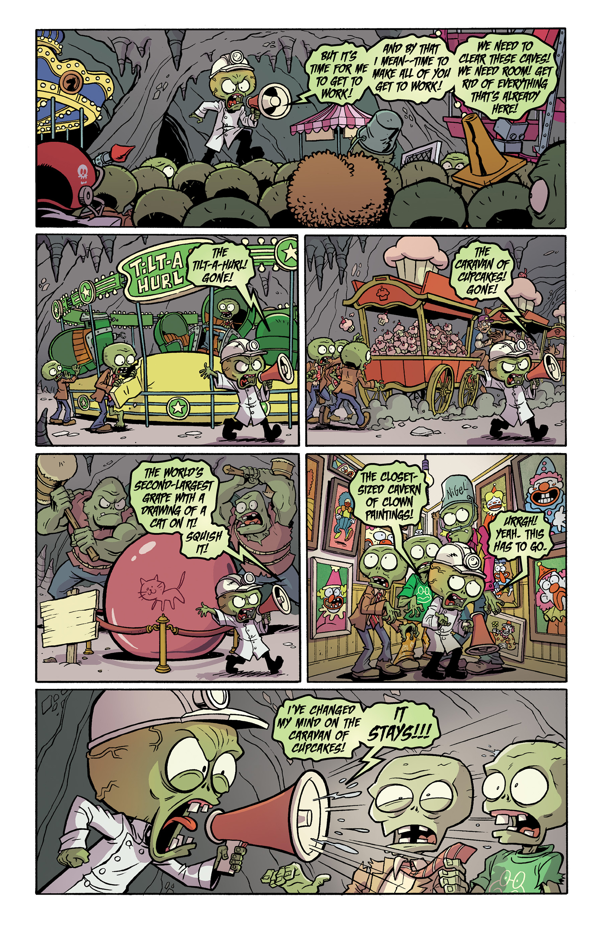 Read online Plants vs. Zombies: Boom Boom Mushroom comic -  Issue #10 - 7