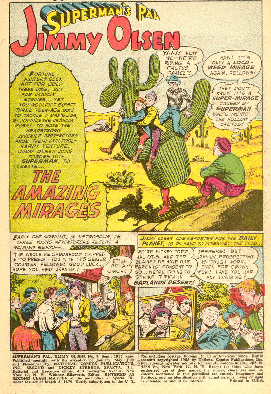 Read online Superman's Pal Jimmy Olsen comic -  Issue #7 - 3