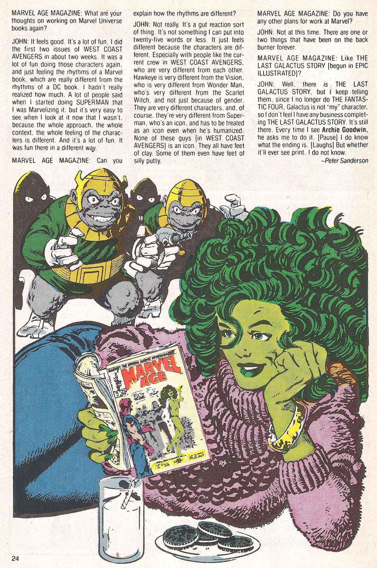 Read online Marvel Age comic -  Issue #70 - 25