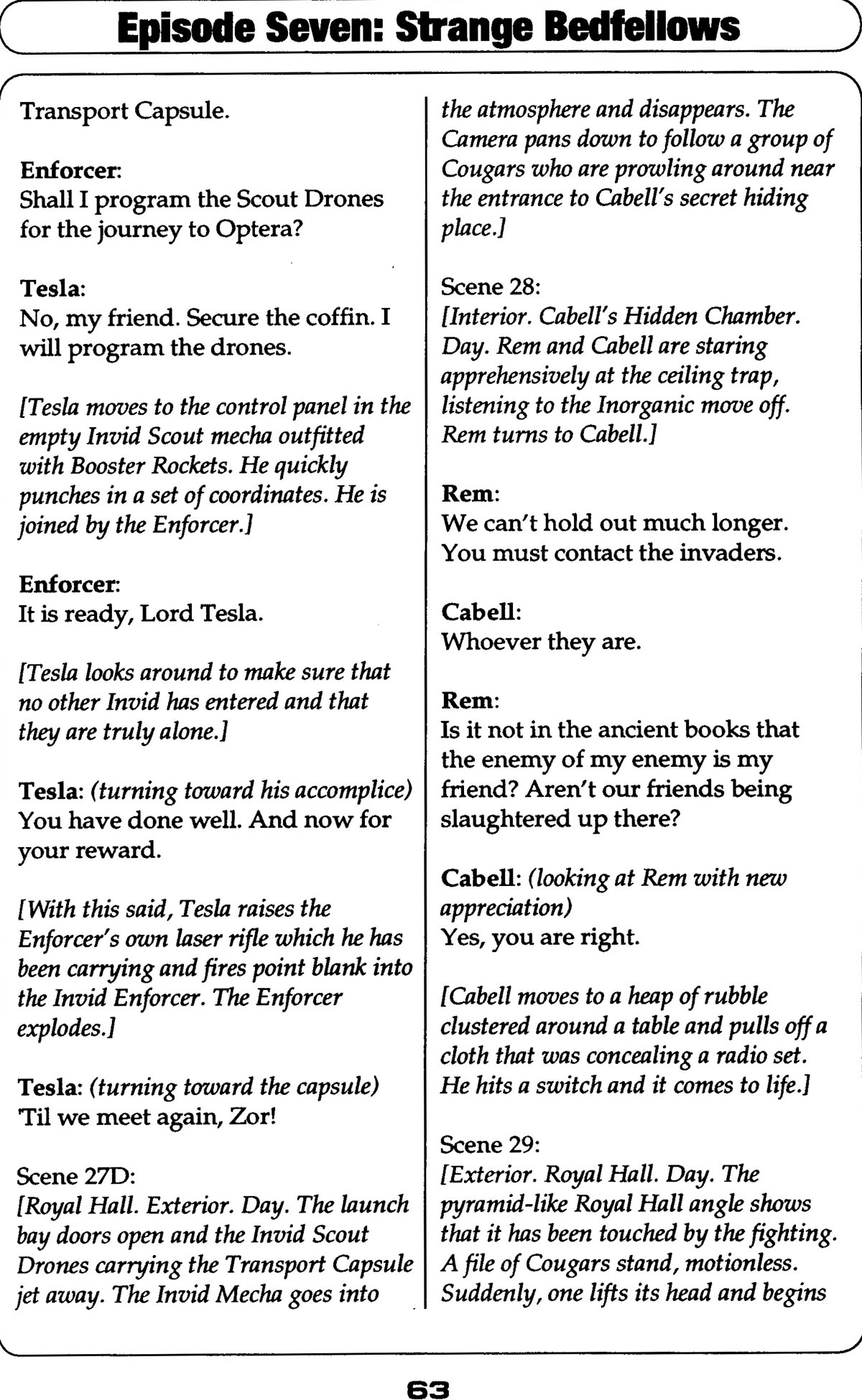 Read online Robotech II: The Sentinels comic -  Issue # _Script Book 2 - 61