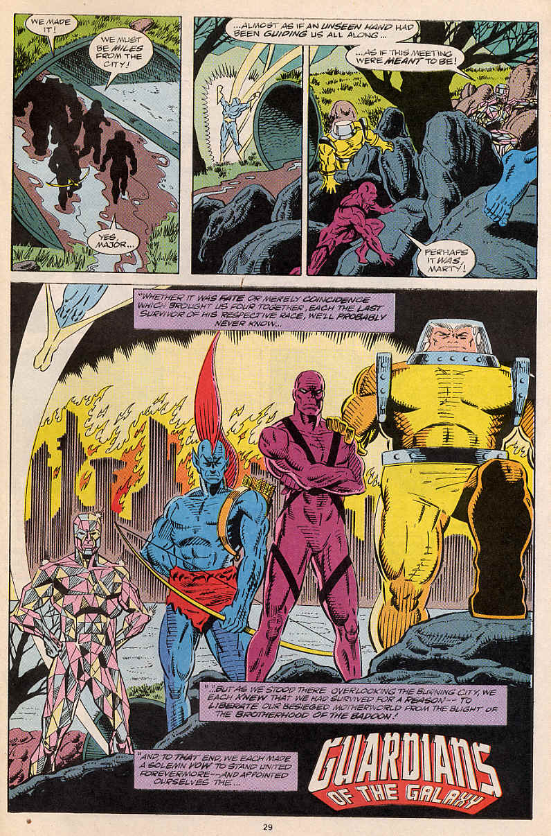 Read online Guardians of the Galaxy (1990) comic -  Issue #26 - 22