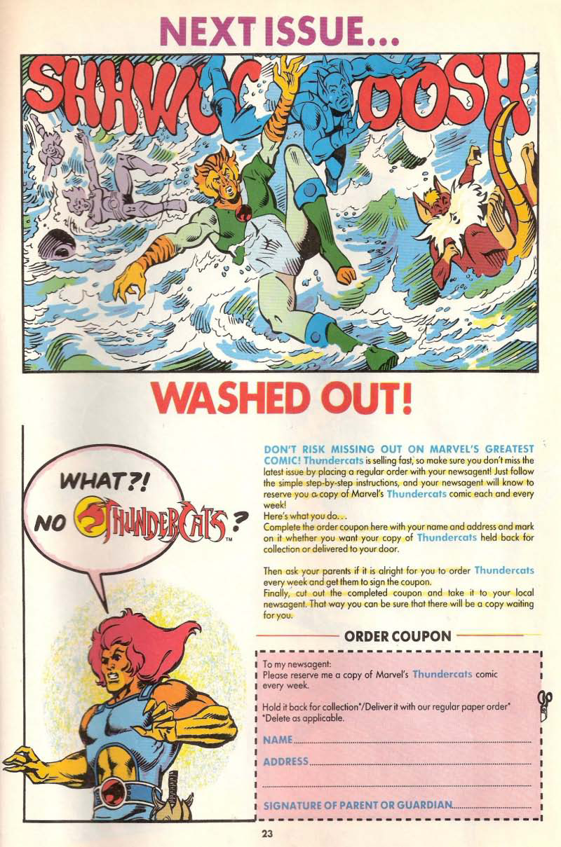 Read online ThunderCats (1987) comic -  Issue #15 - 17