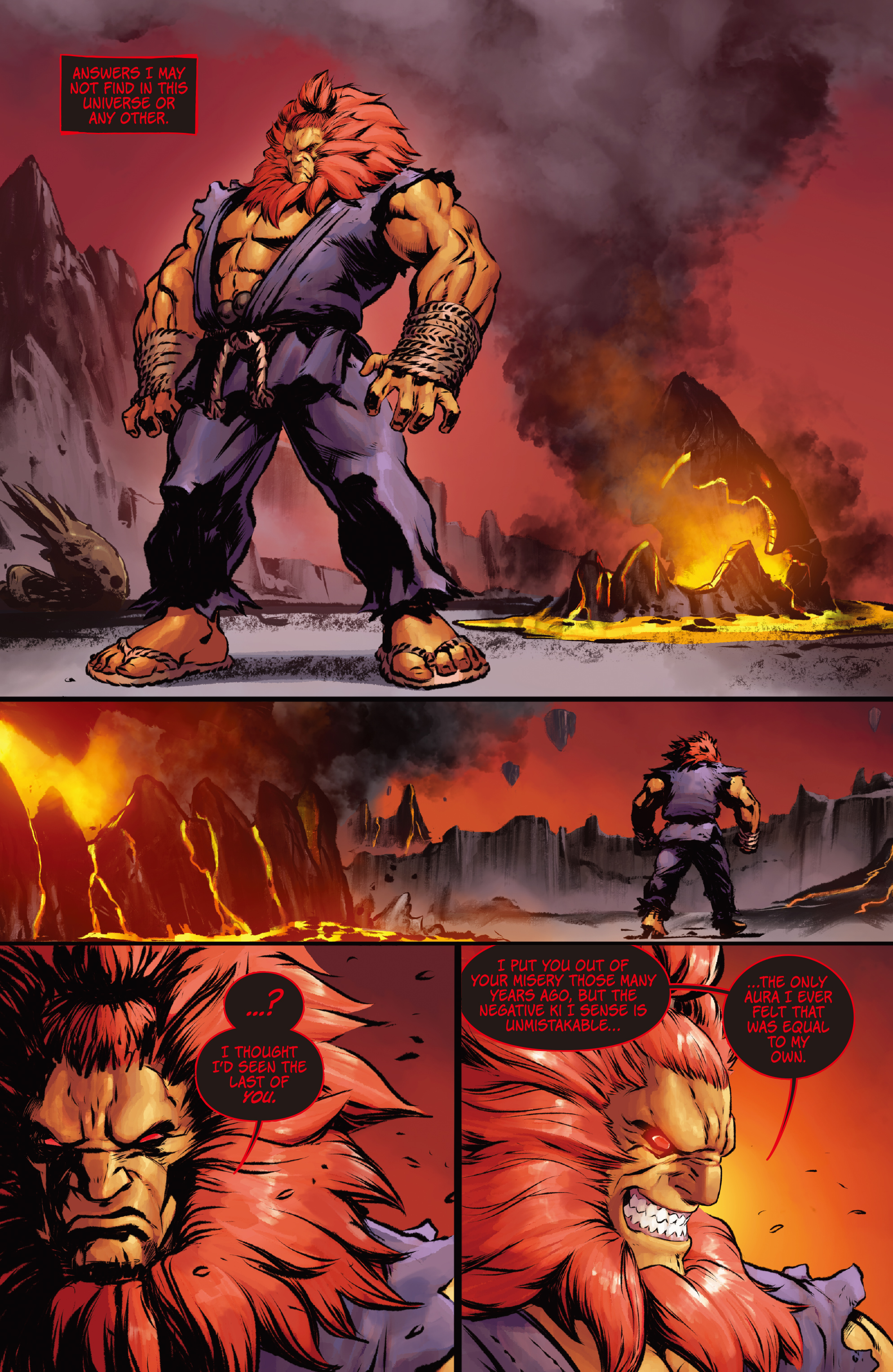 Read online Street Fighter One-shots comic -  Issue # Akuma VS Hell - 13
