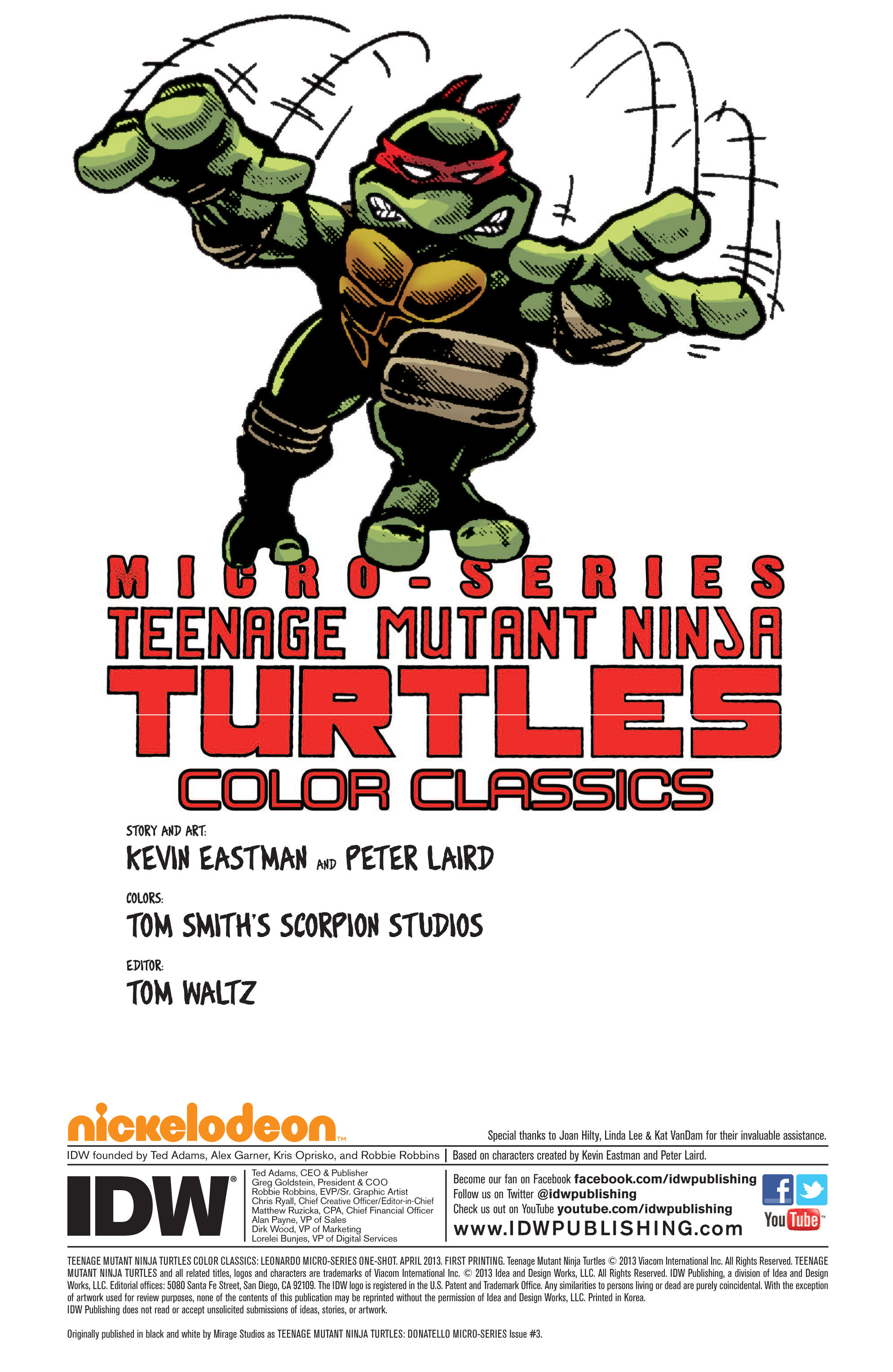 Read online Teenage Mutant Ninja Turtles Color Classics: Leonardo Micro-Series comic -  Issue # Full - 2